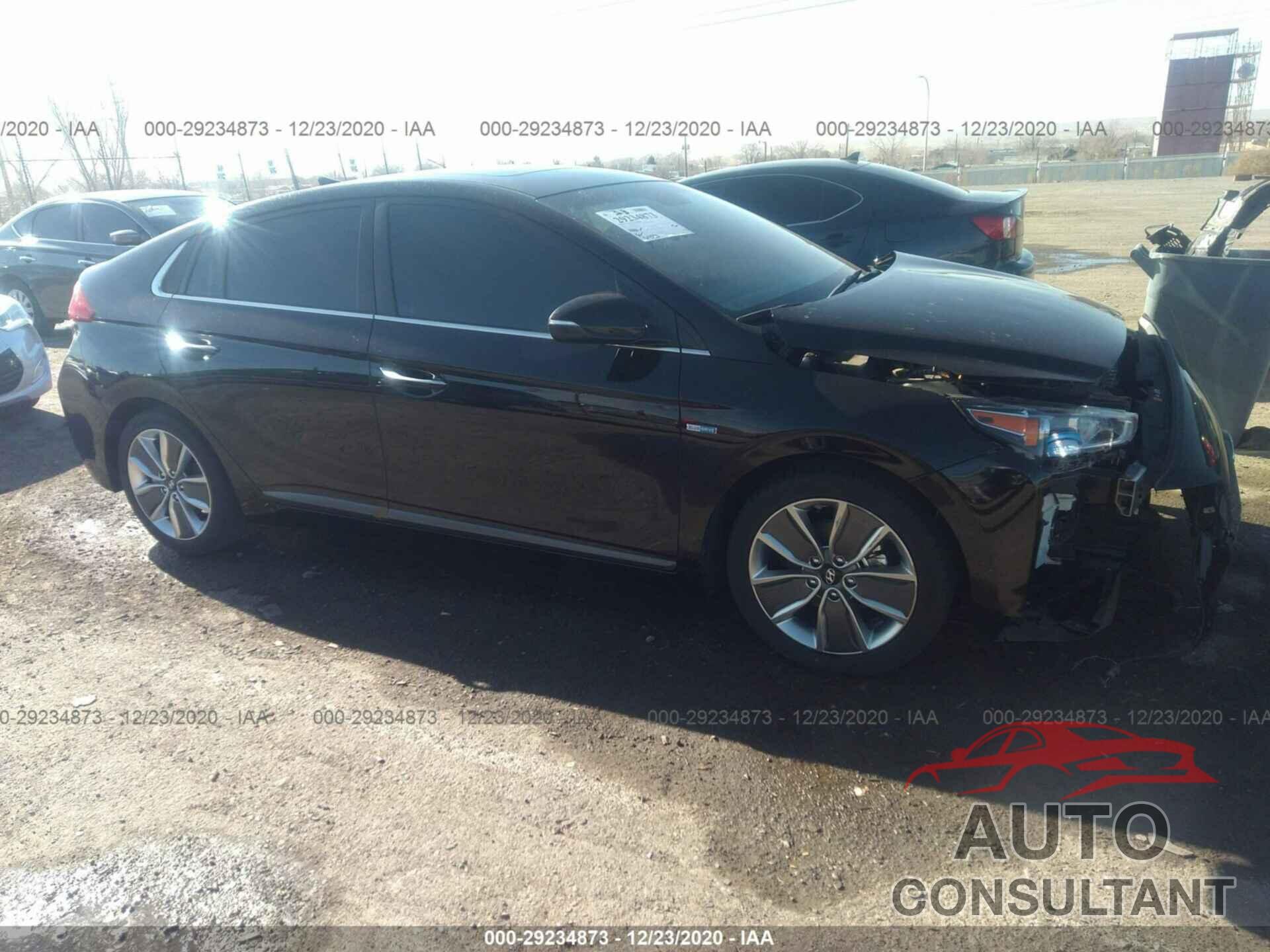 HYUNDAI IONIQ HYBRID 2018 - KMHC85LC1JU065695