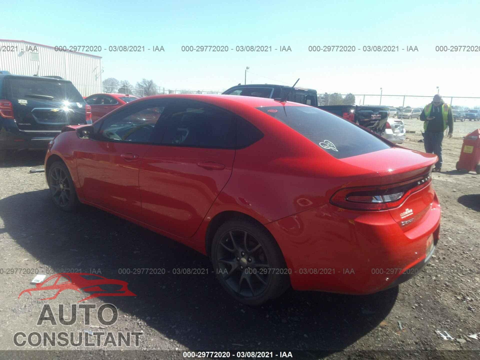 DODGE DART 2016 - 1C3CDFAA4GD682402