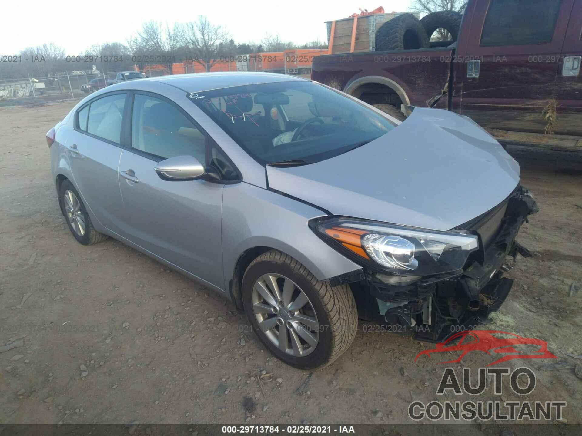 KIA FORTE 2016 - KNAFX4A64G5609151
