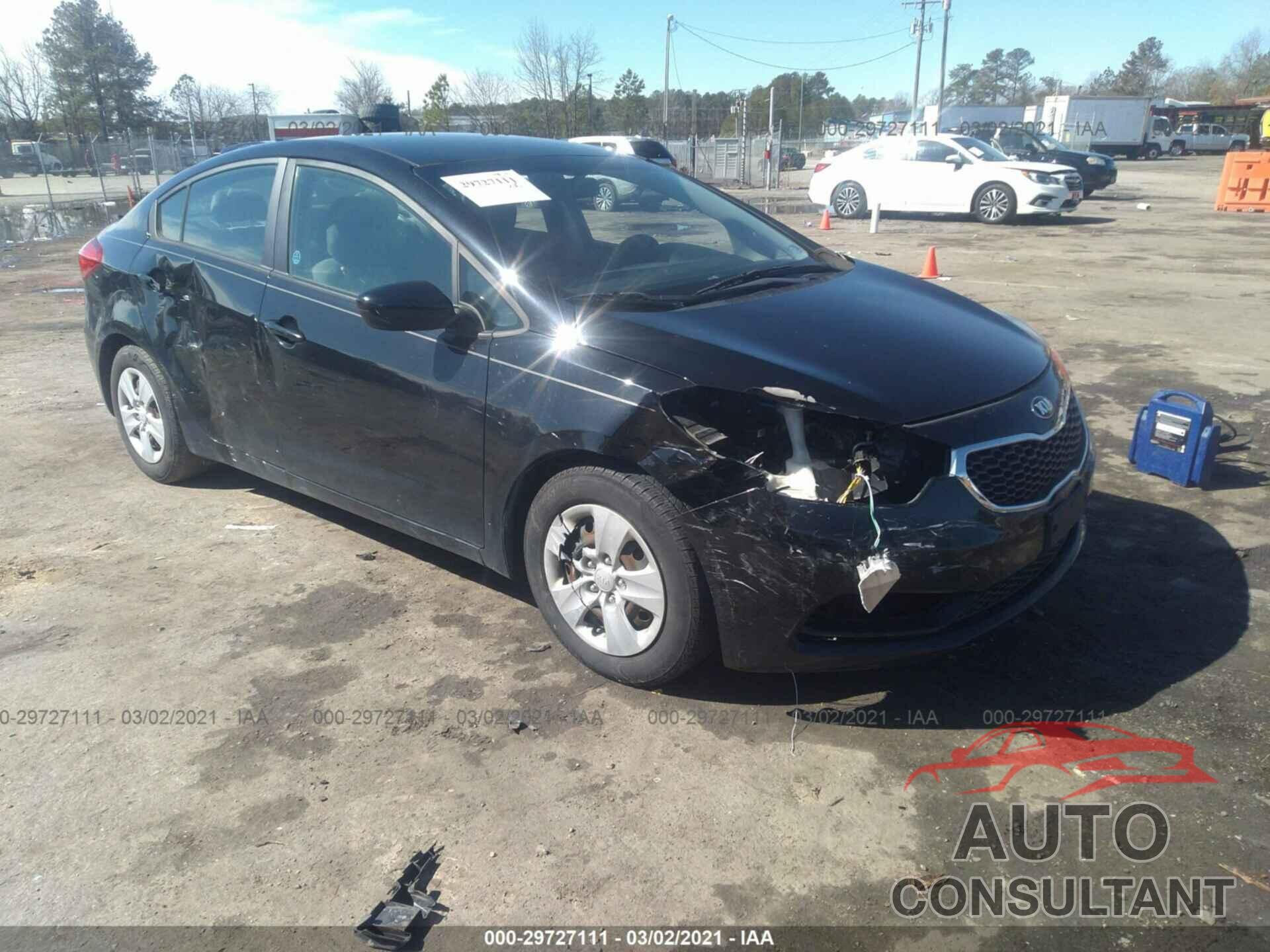 KIA FORTE 2016 - KNAFK4A66G5541174