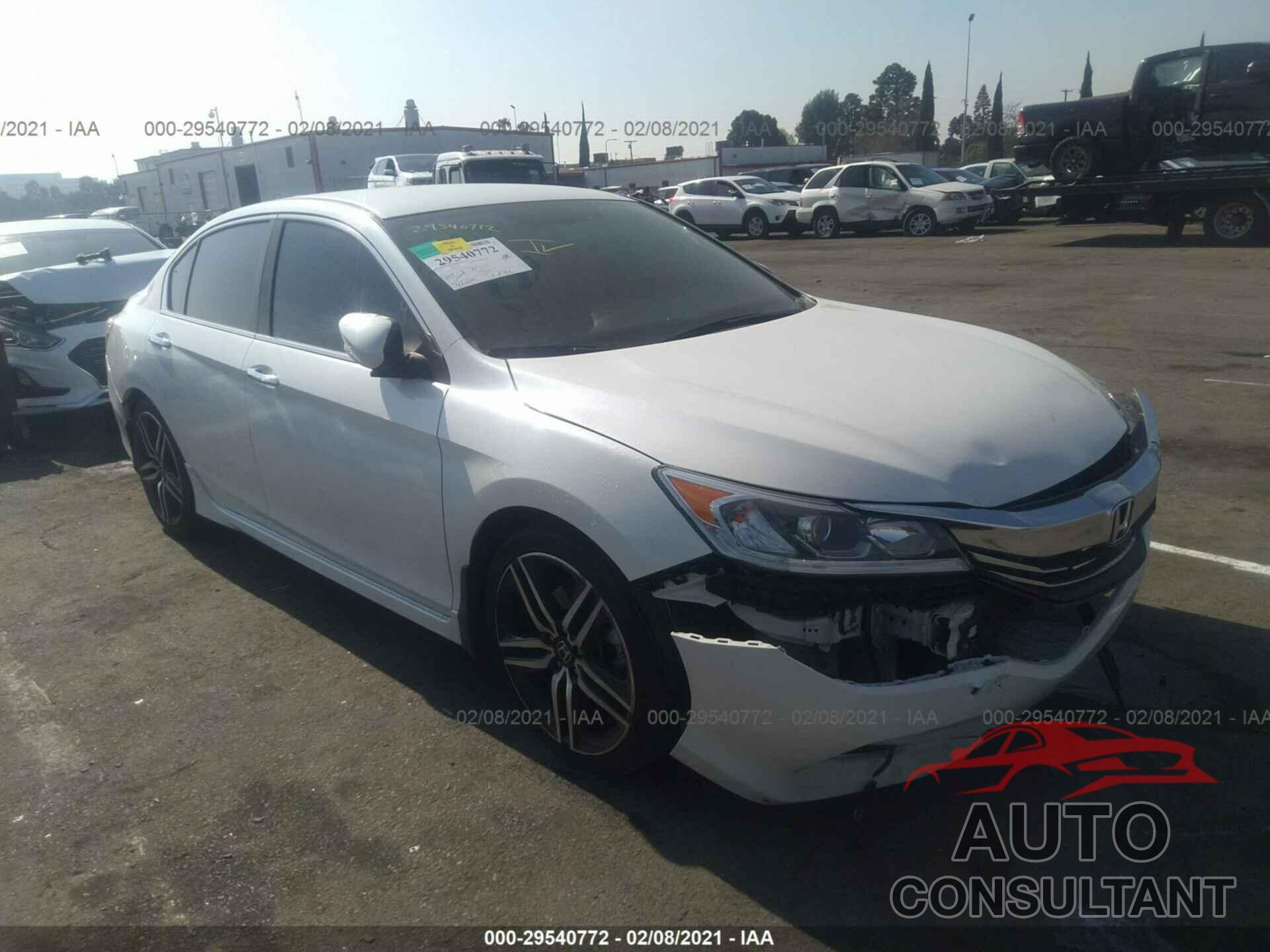 HONDA ACCORD SEDAN 2017 - 1HGCR2F54HA234442