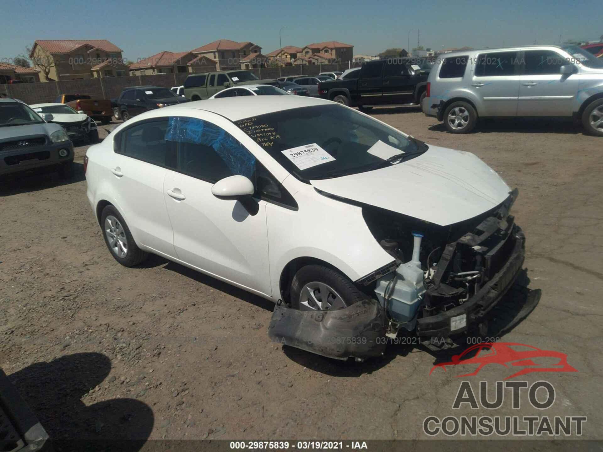 KIA RIO 2016 - KNADM4A3XG6541048
