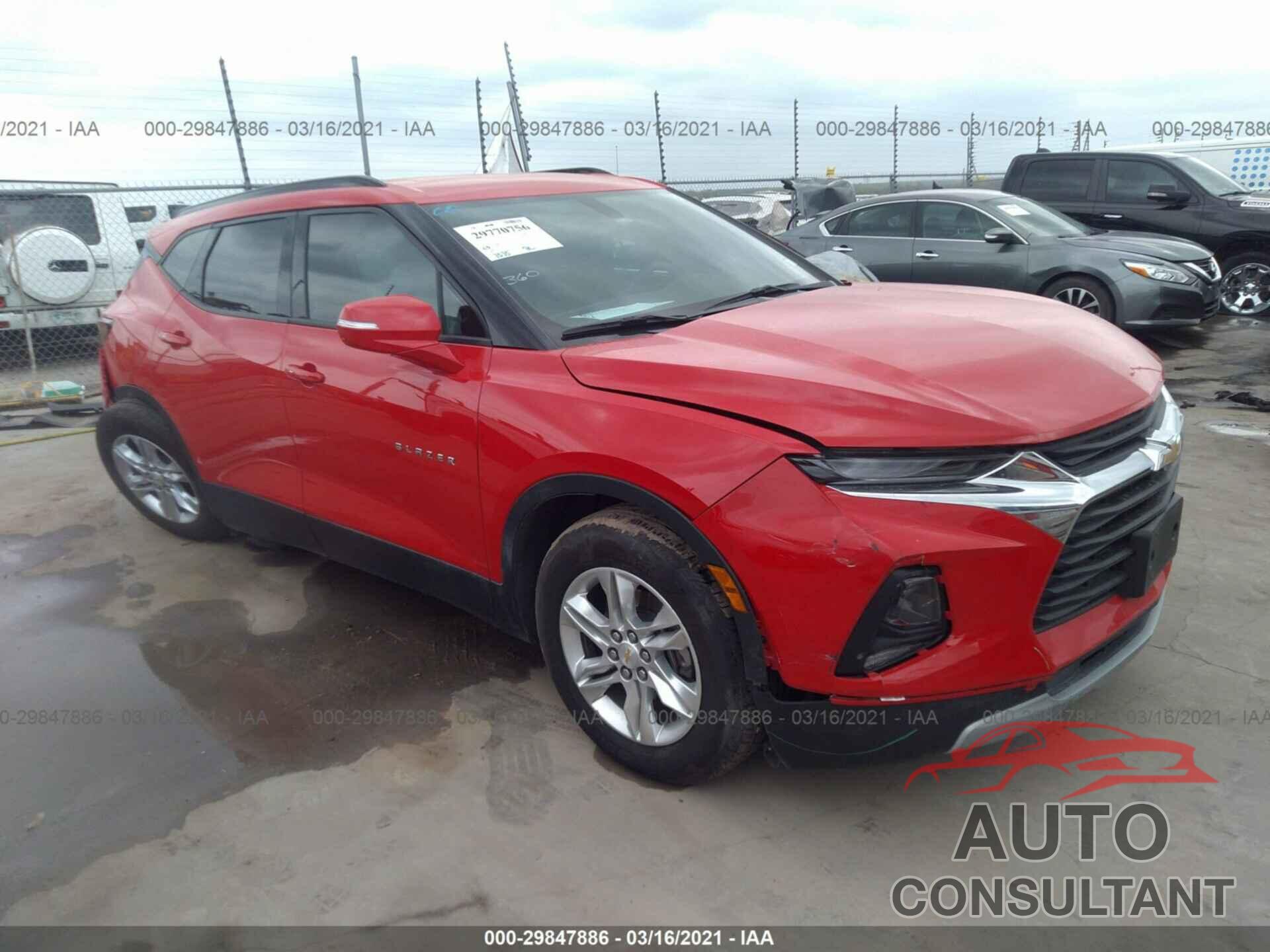 CHEVROLET BLAZER 2020 - 3GNKBBRA6LS544548