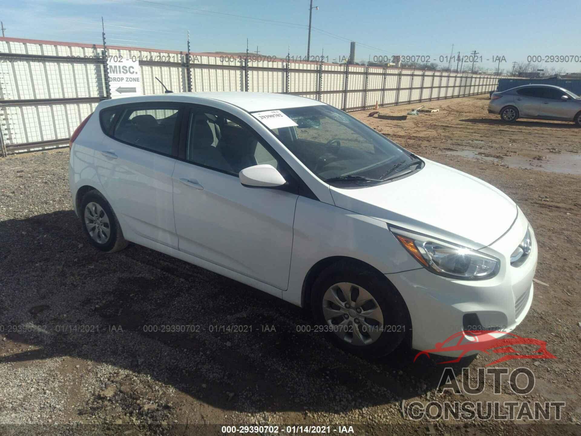 HYUNDAI ACCENT 2017 - KMHCT5AEXHU348402