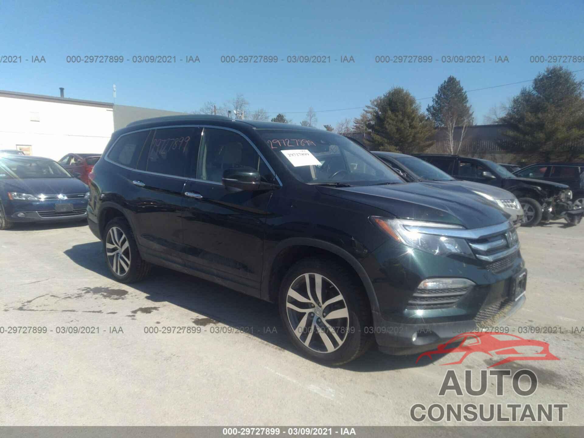 HONDA PILOT 2016 - 5FNYF6H98GB002159