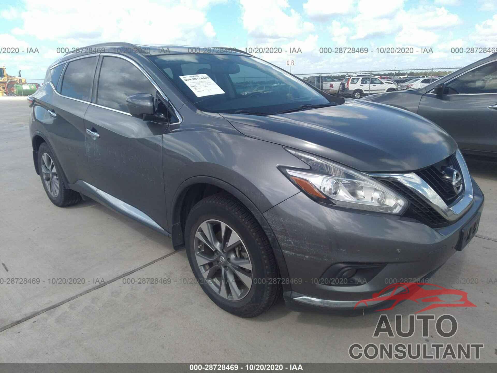 NISSAN MURANO 2015 - 5N1AZ2MG5FN286769