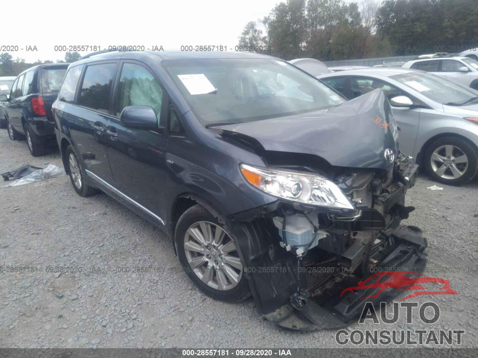 TOYOTA SIENNA 2017 - 5TDDZ3DC7HS164321