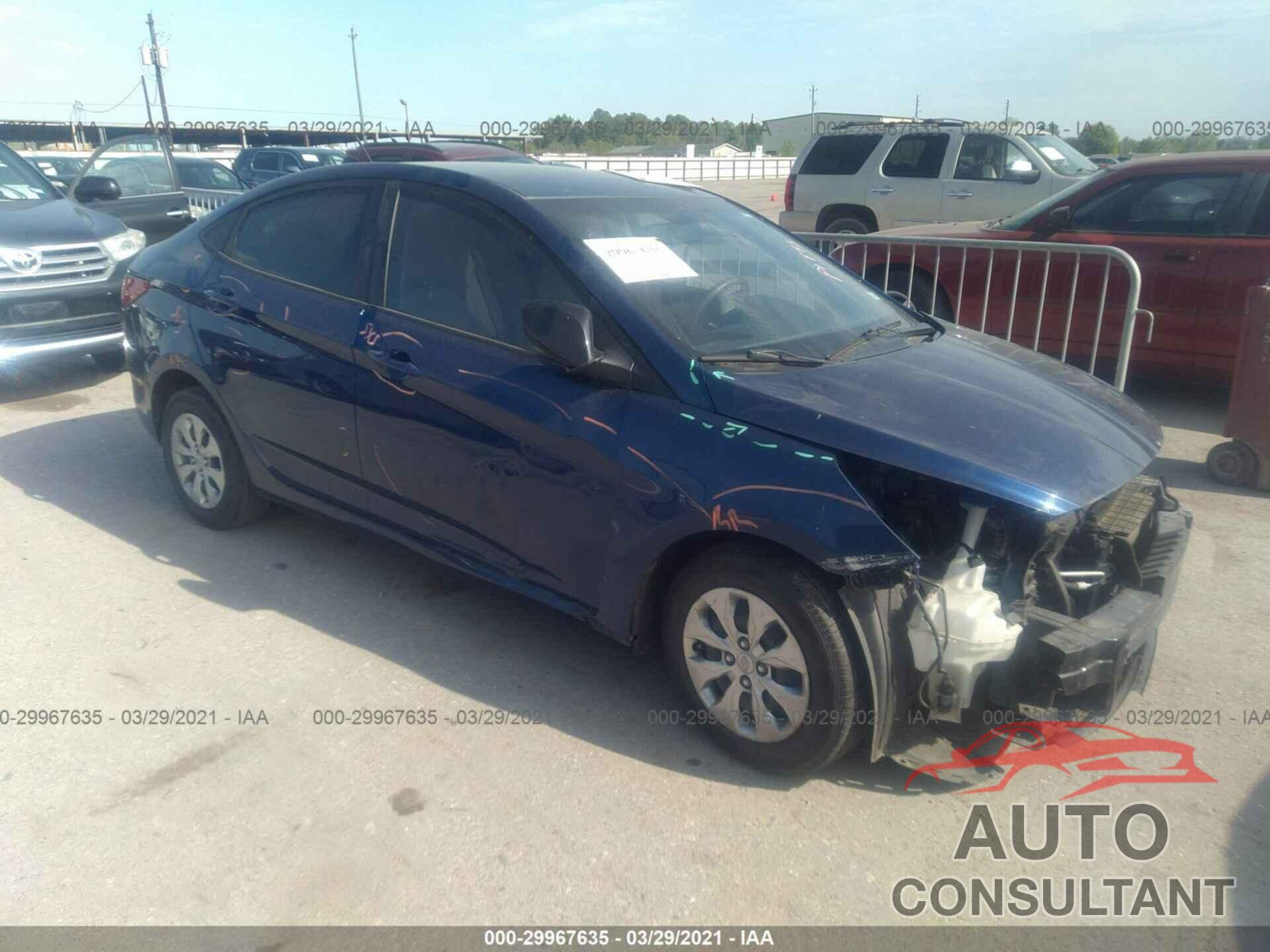 HYUNDAI ACCENT 2017 - KMHCT4AE6HU214125