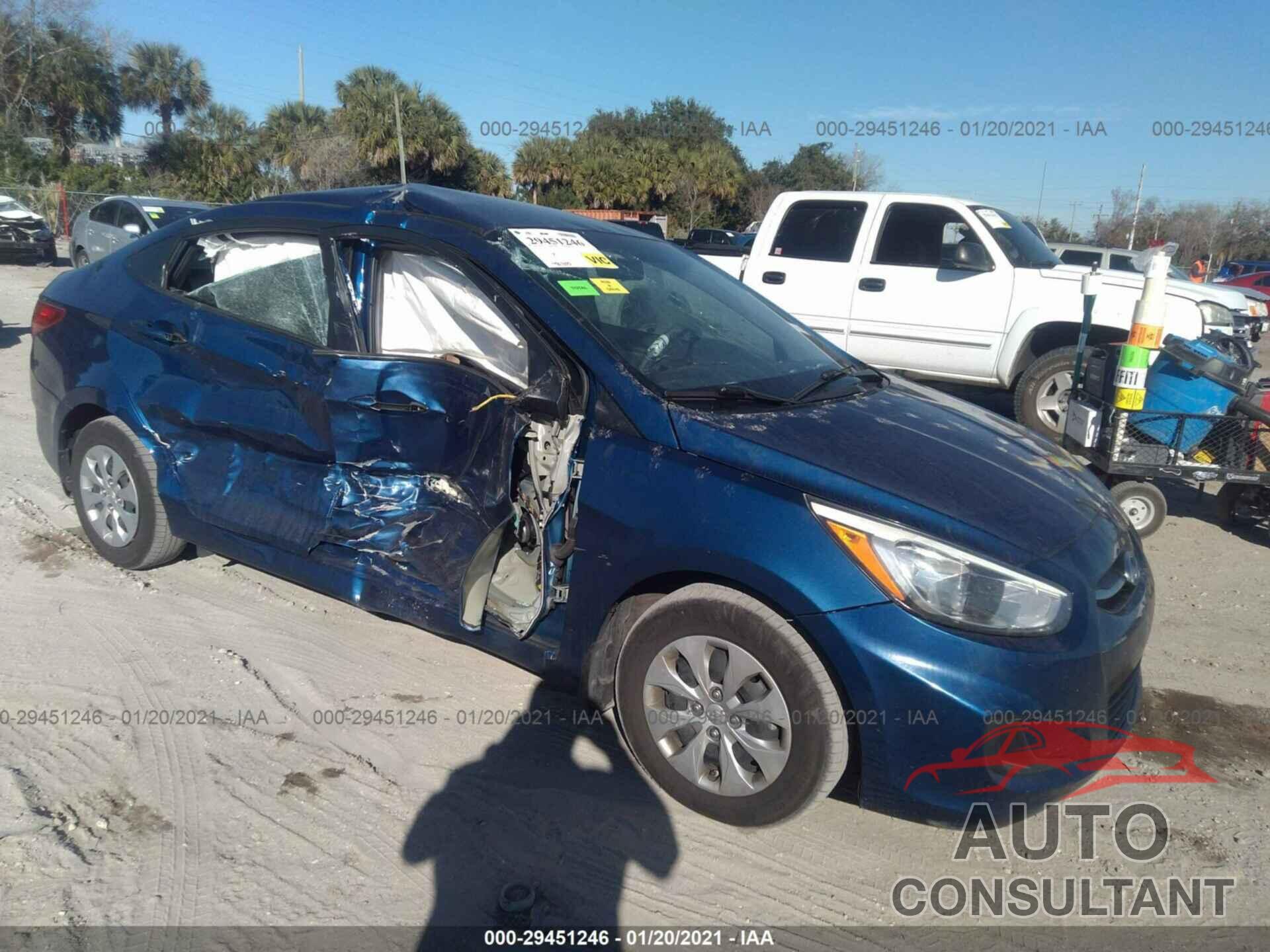 HYUNDAI ACCENT 2016 - KMHCT4AE6GU092851