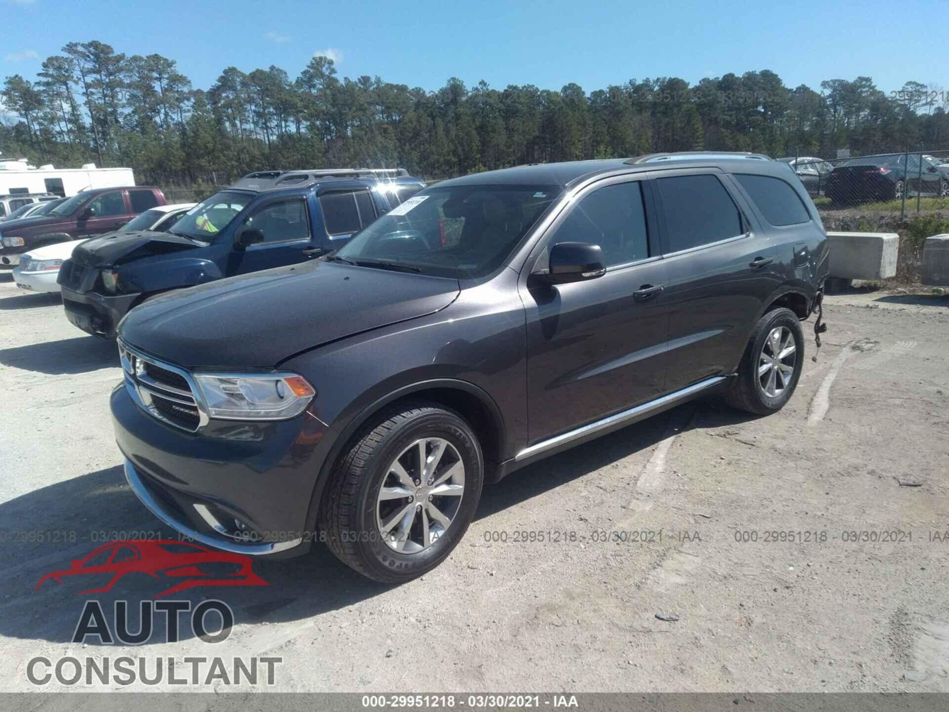 DODGE DURANGO 2016 - 1C4RDHDGXGC352836