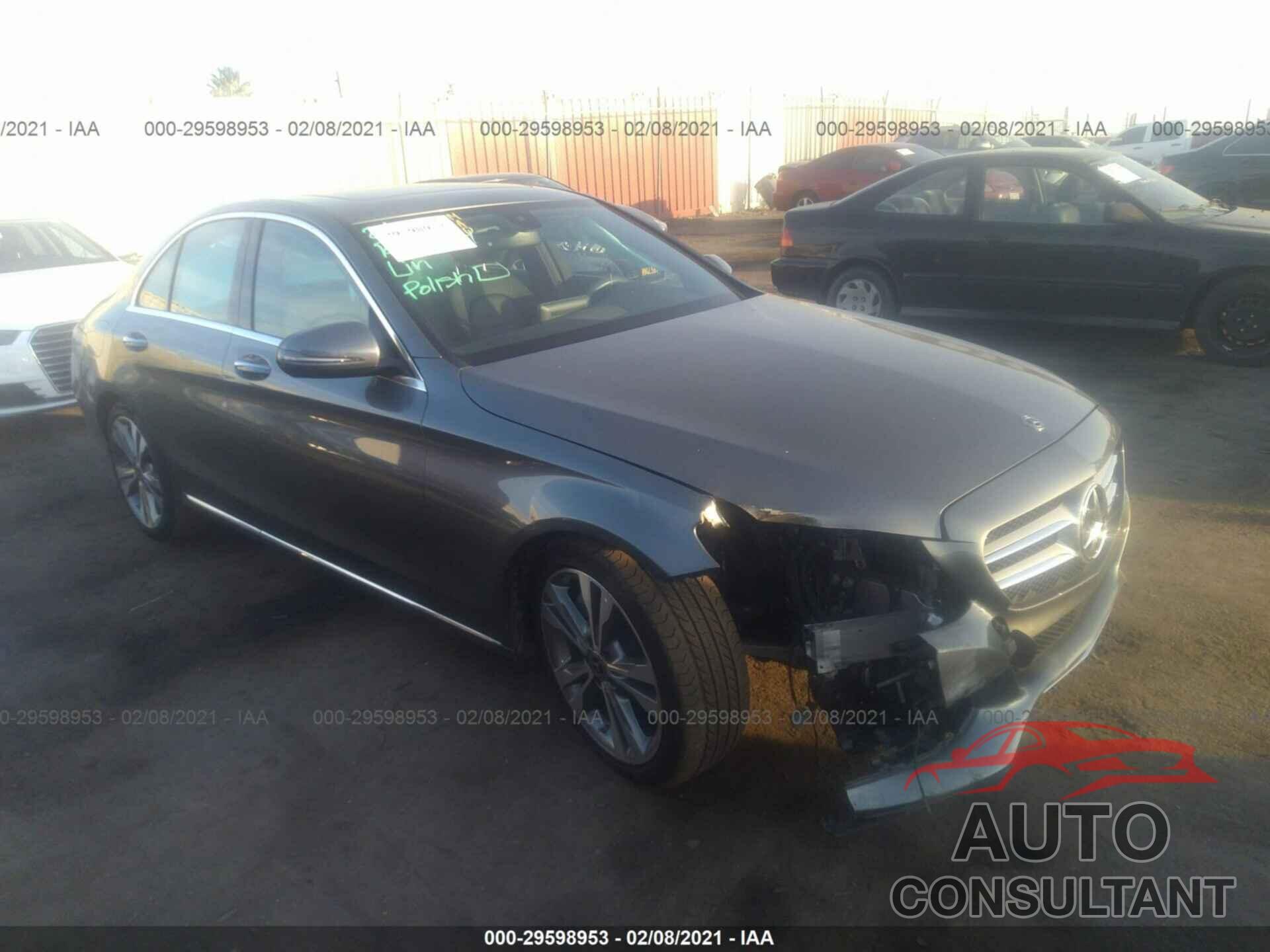 MERCEDES-BENZ C-CLASS 2018 - 55SWF4JB4JU272911
