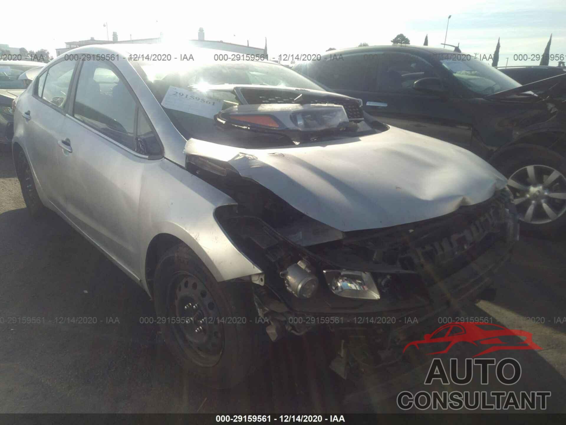 KIA FORTE 2017 - 3KPFK4A73HE016977
