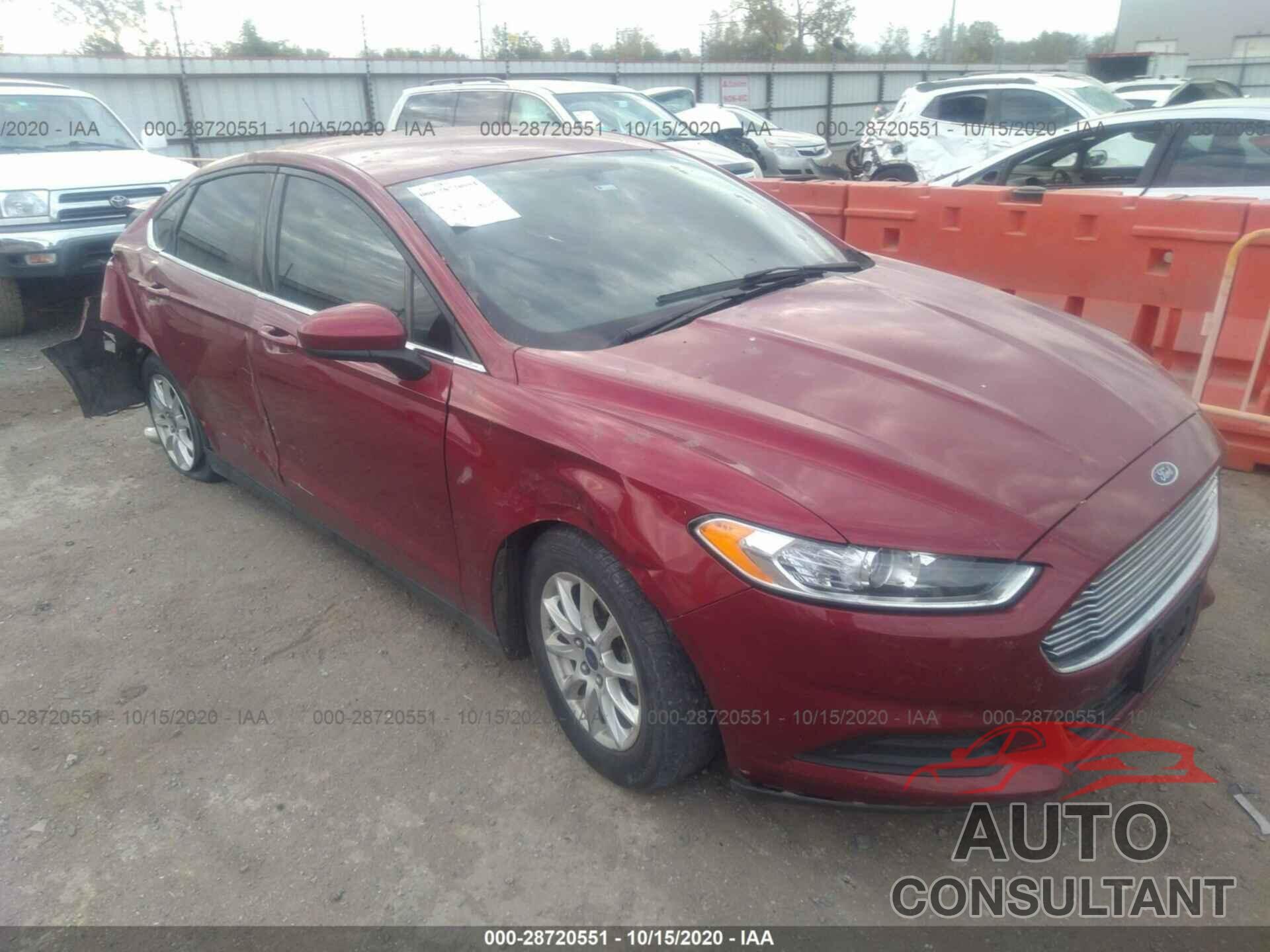 FORD FUSION 2016 - 3FA6P0G7XGR125886