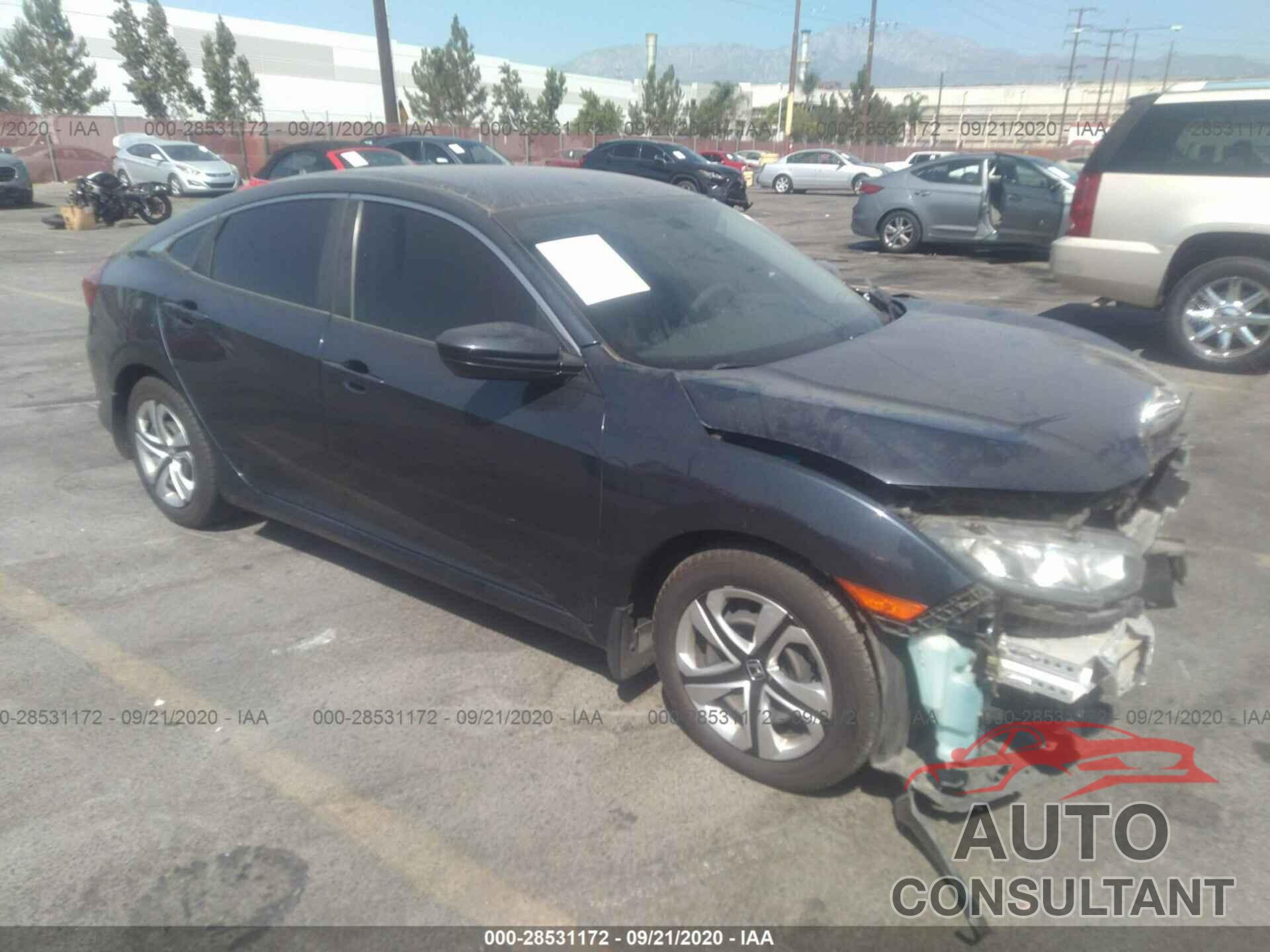 HONDA CIVIC SEDAN 2016 - 19XFC2F54GE216063