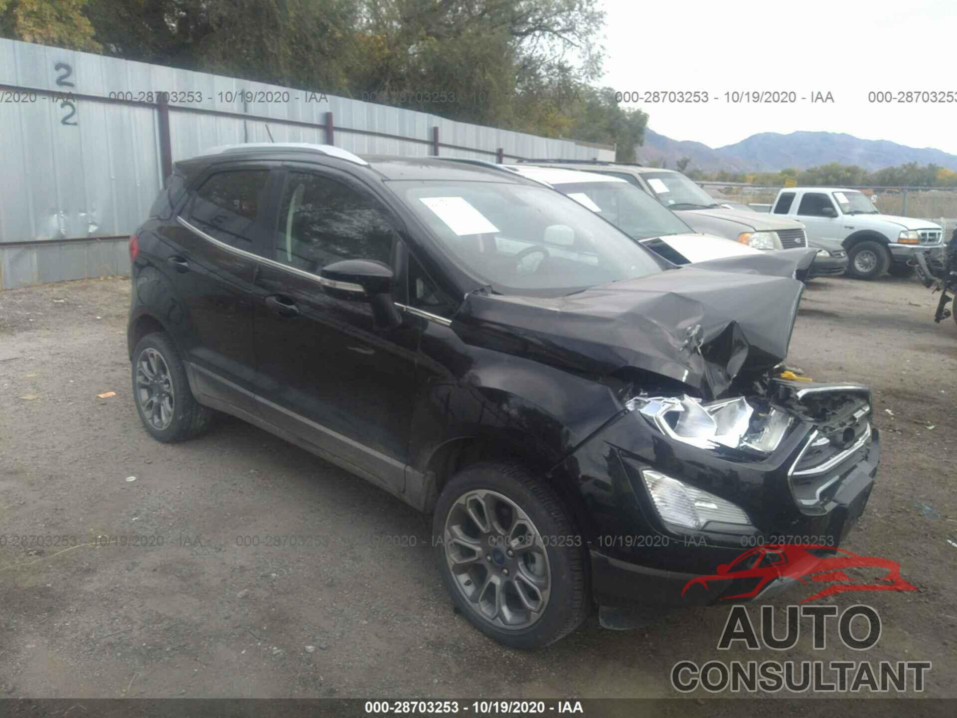 FORD ECOSPORT 2019 - MAJ6S3KL6KC251903