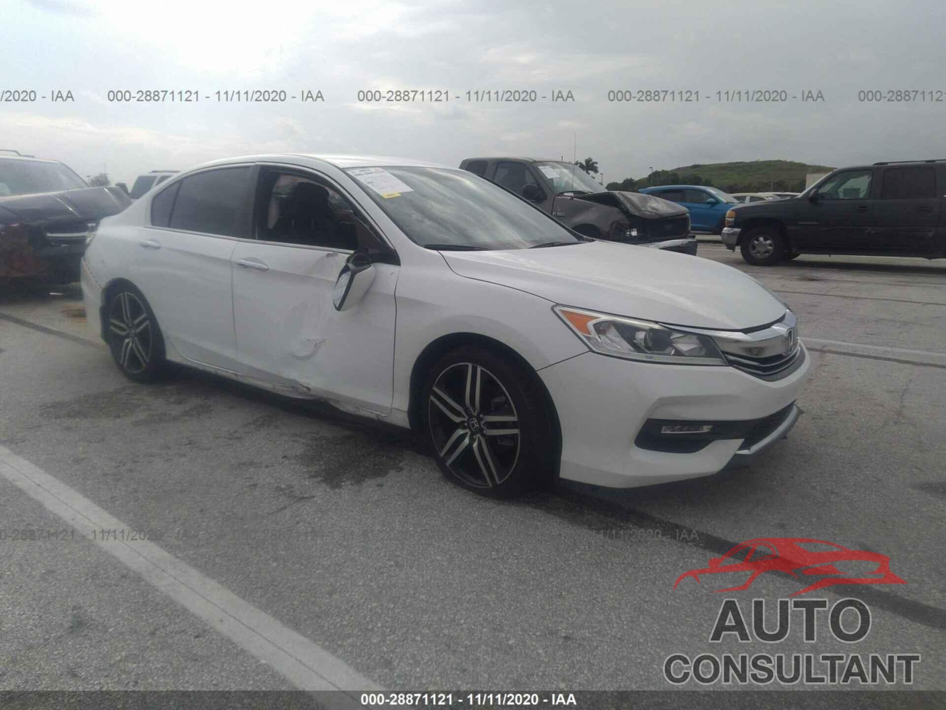 HONDA ACCORD SEDAN 2016 - 1HGCR2F5XGA027388