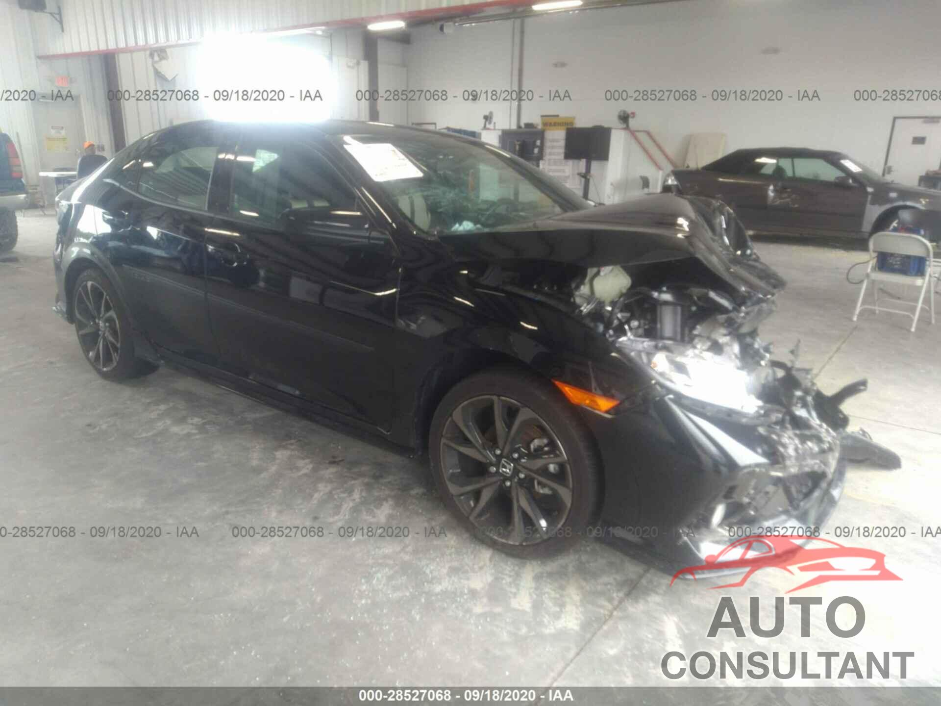 HONDA CIVIC HATCHBACK 2018 - SHHFK7H44JU427252