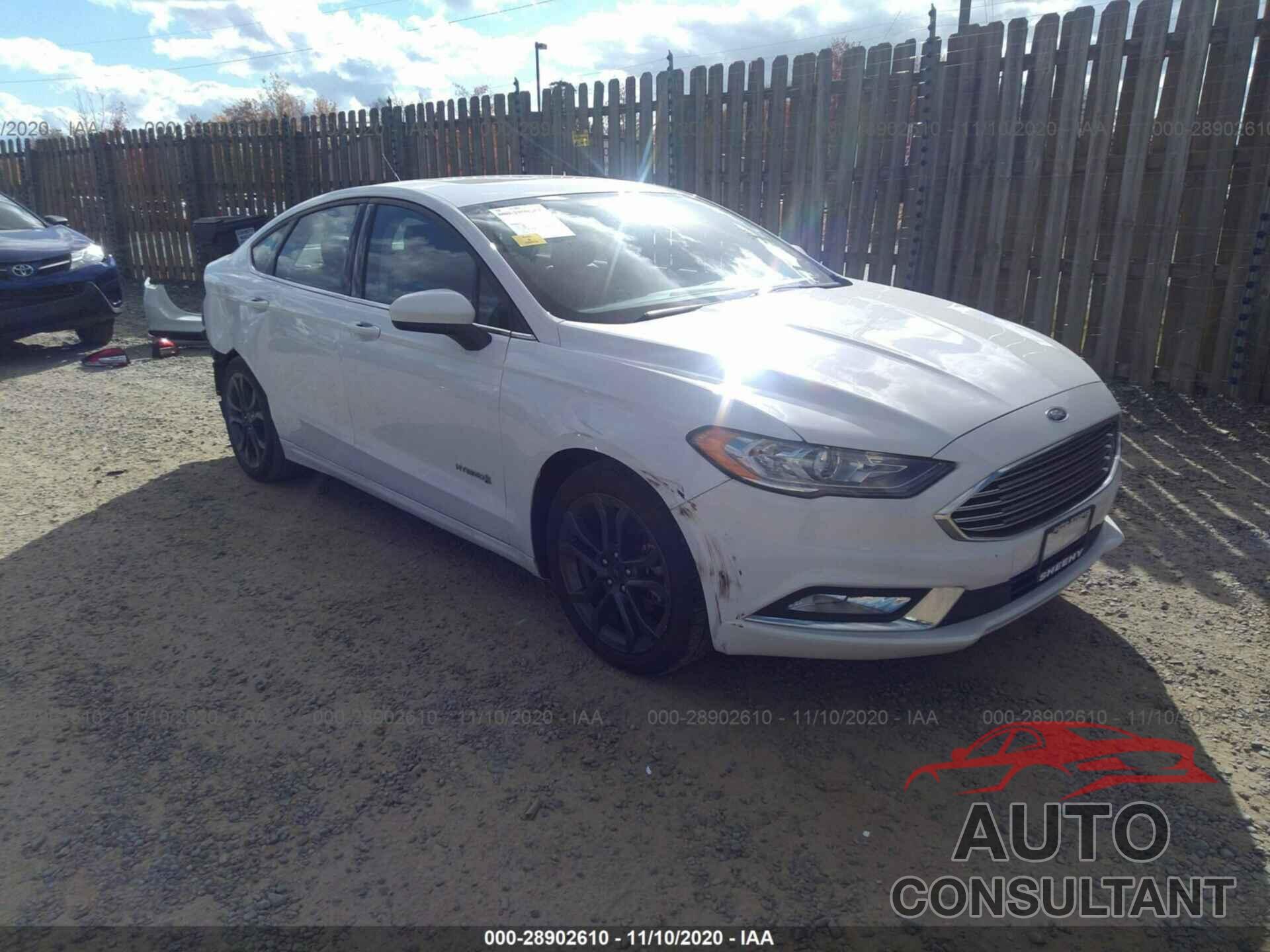 FORD FUSION HYBRID 2018 - 3FA6P0LU0JR197151