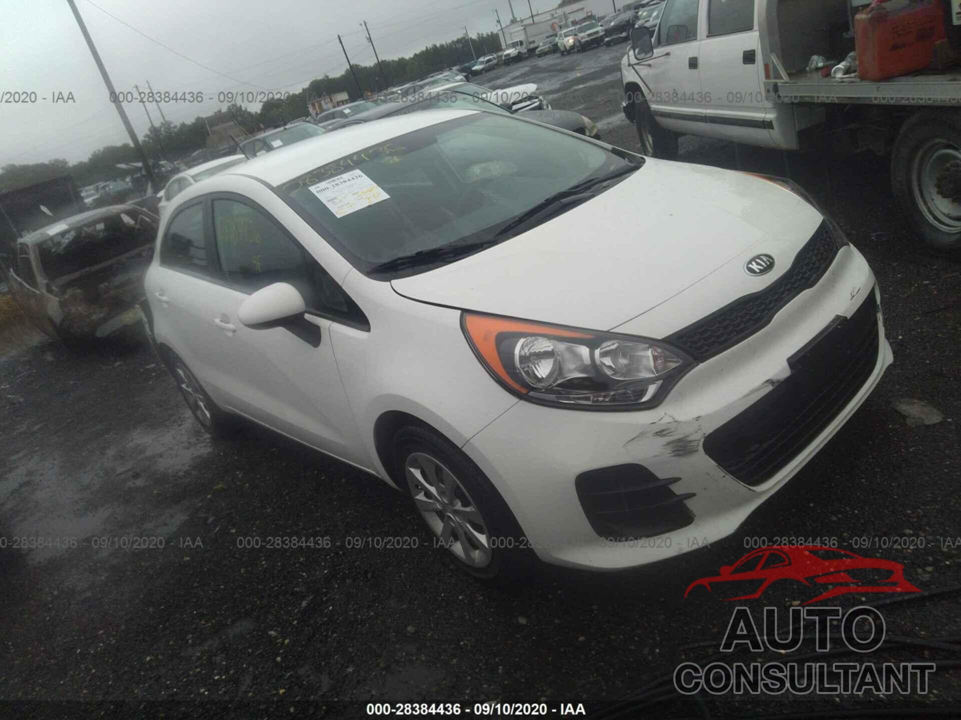 KIA RIO 2016 - KNADM5A35G6584539