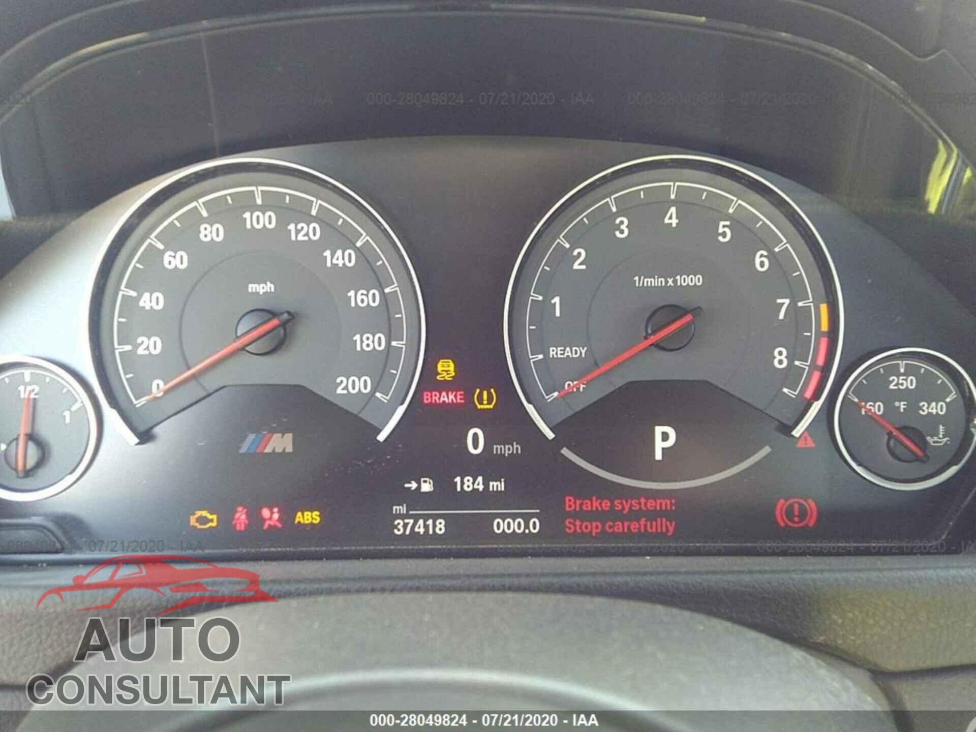 BMW M3 2016 - WBS8M9C50G5E68614