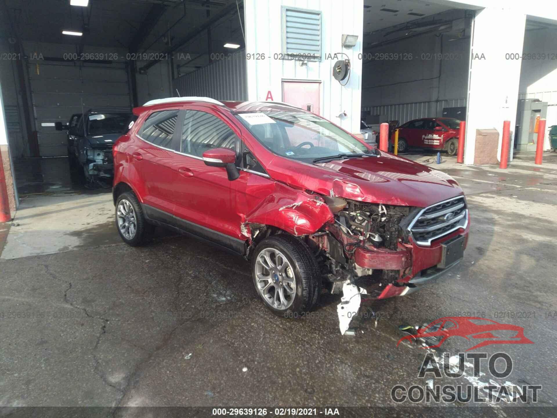 FORD ECOSPORT 2019 - MAJ6S3KL2KC309957