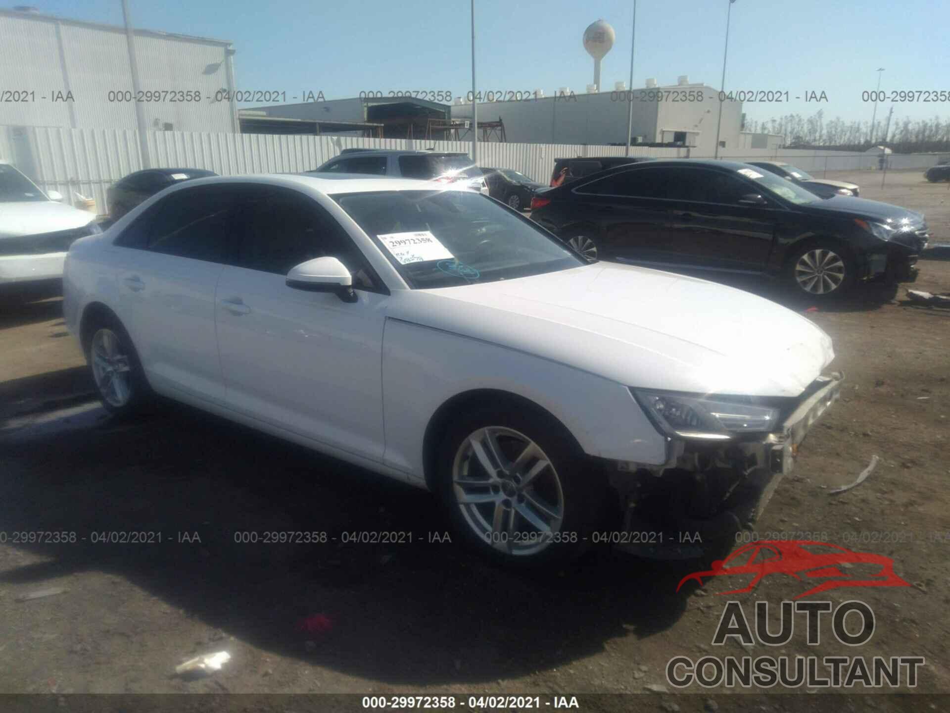 AUDI A4 2017 - WAUGMAF4XHN033523