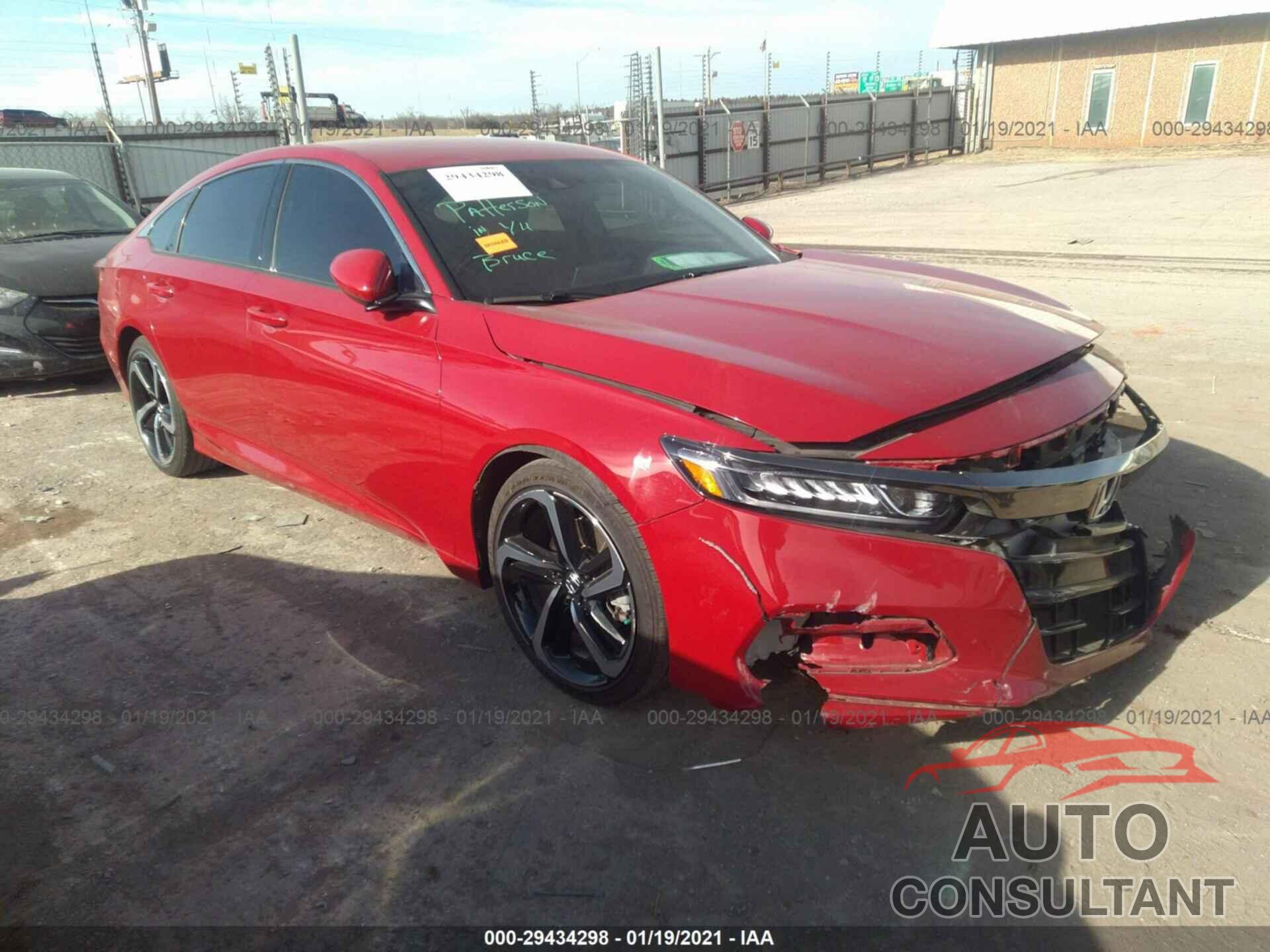 HONDA ACCORD SEDAN 2019 - 1HGCV1F35KA001598