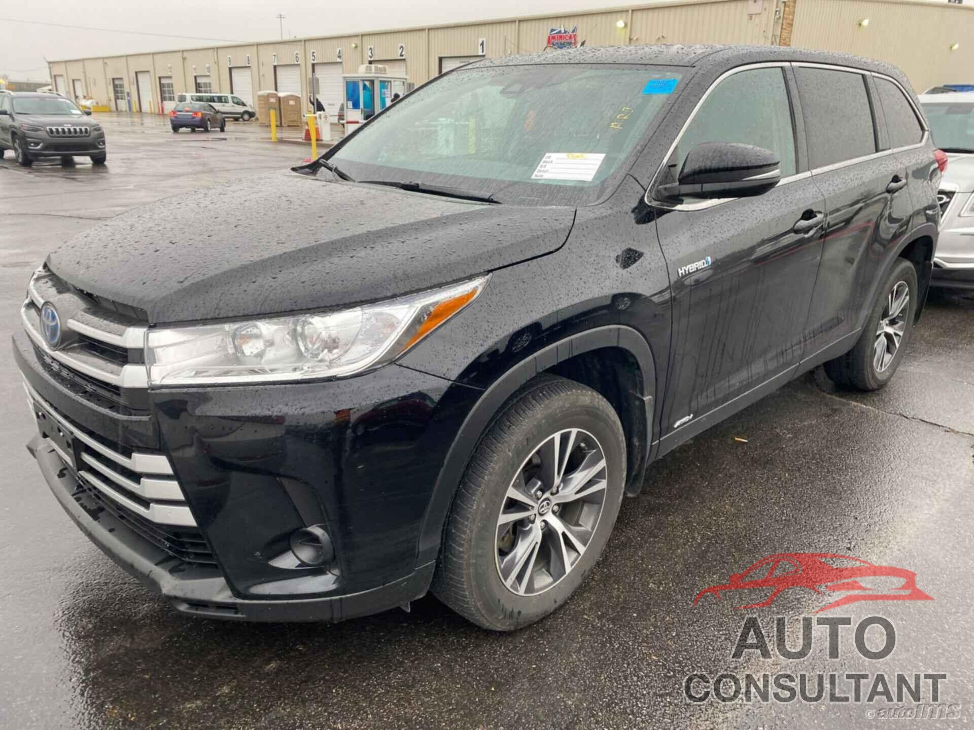 TOYOTA HIGHLANDER 2019 - 5TDBGRFH0KS068319