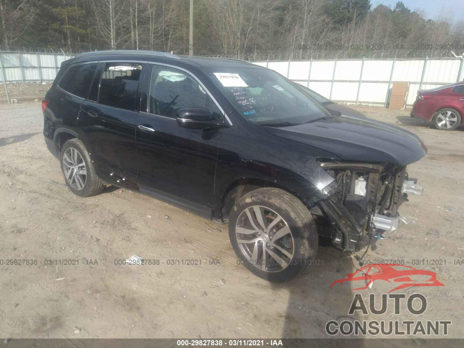 HONDA PILOT 2017 - 5FNYF6H09HB006062