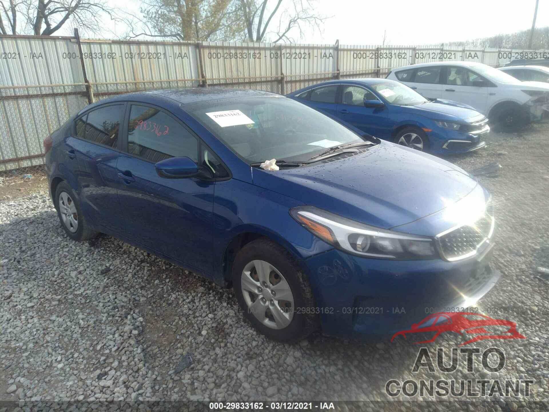 KIA FORTE 2017 - 3KPFK4A73HE027171