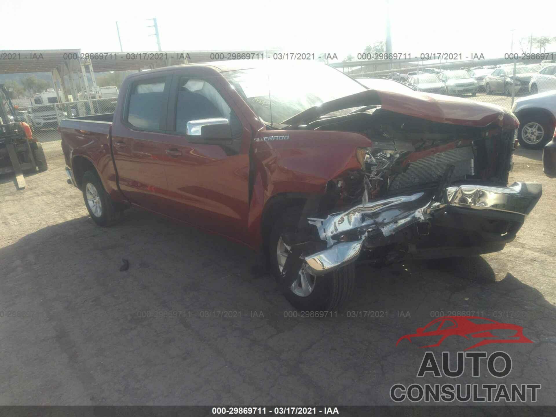 CHEVROLET SILVERADO 1500 2020 - 3GCPWCED3LG221585