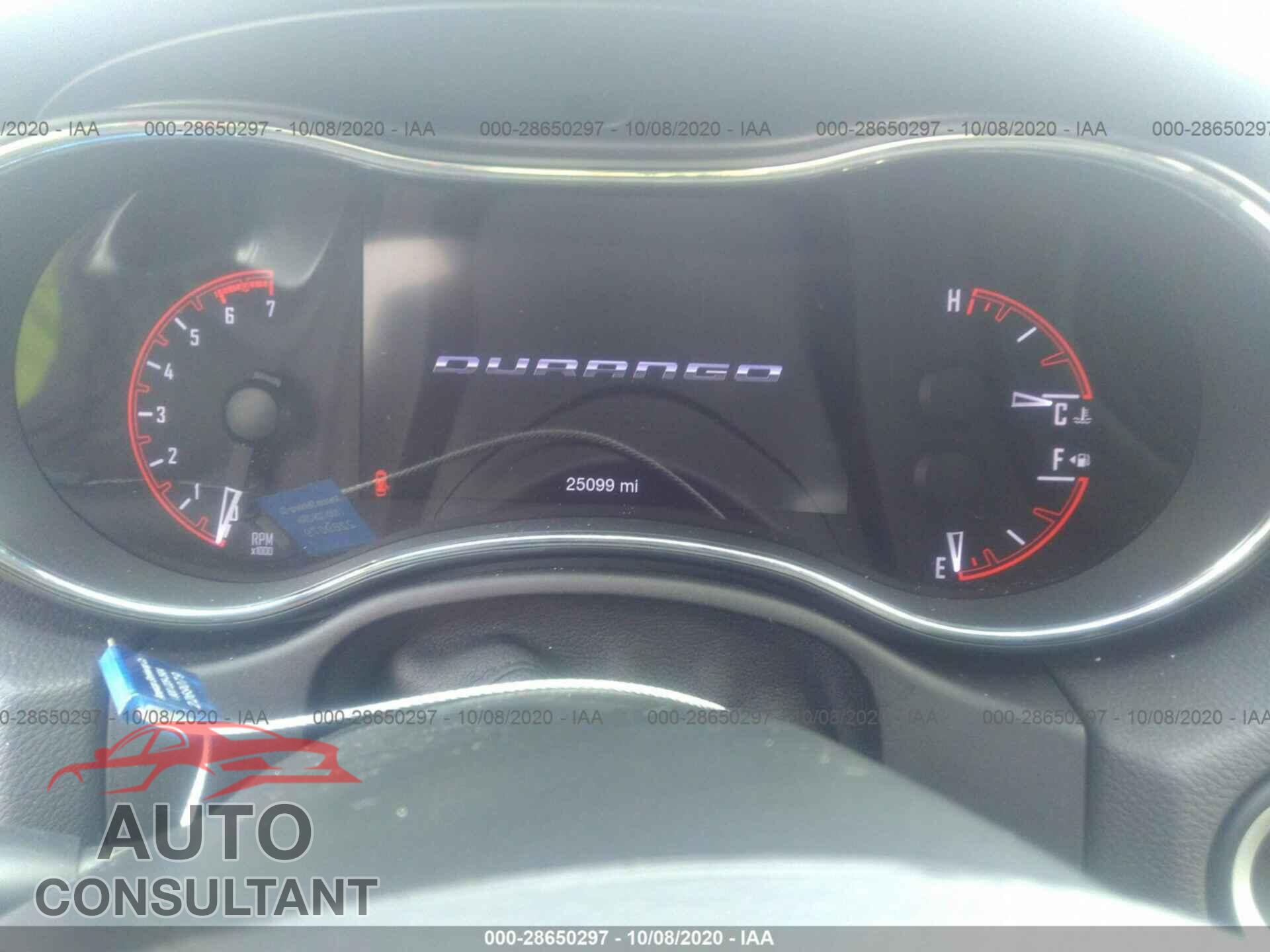 DODGE DURANGO 2017 - 1C4SDHCT2HC774732