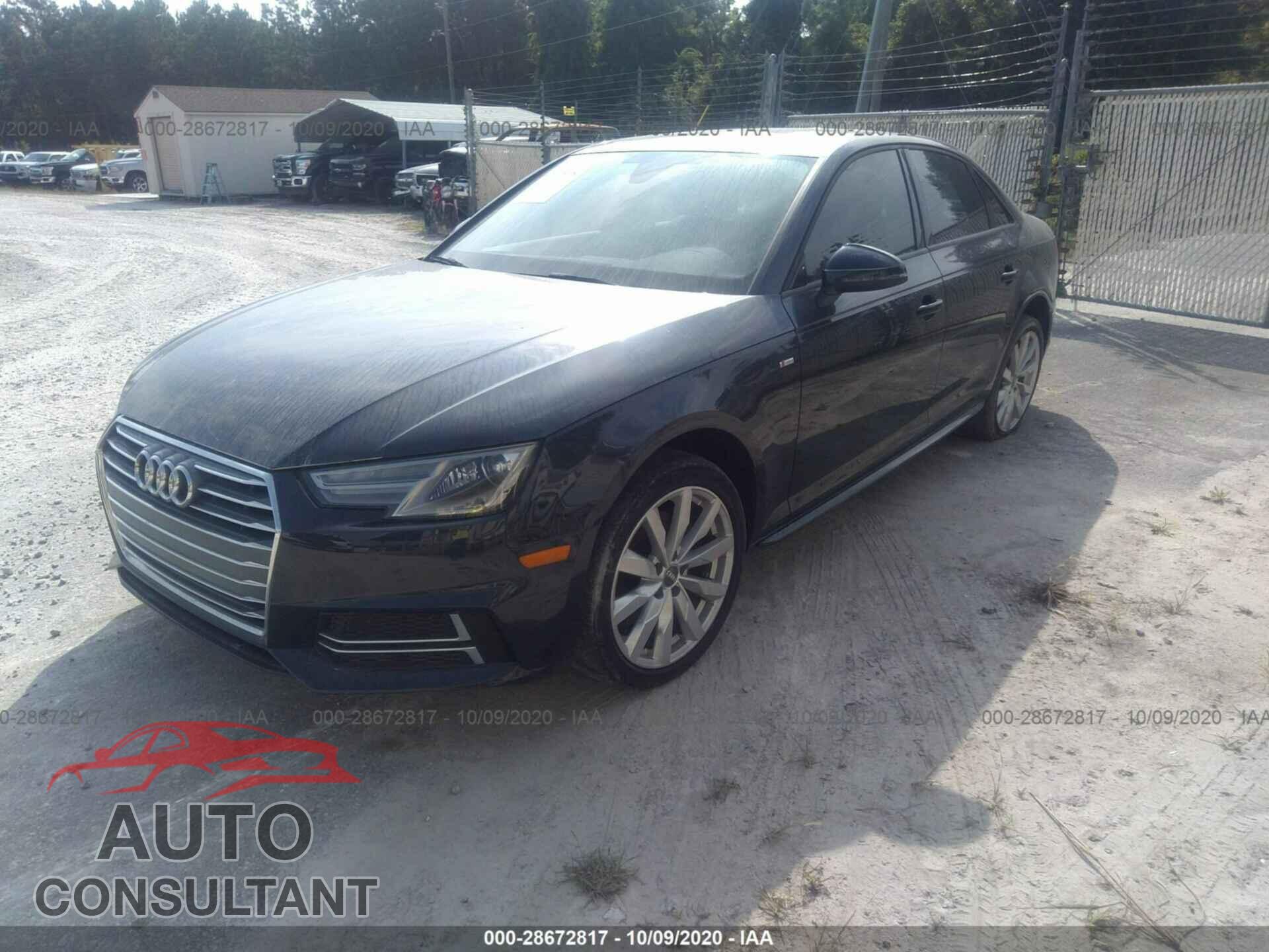 AUDI A4 2018 - WAUKMAF44JA230811