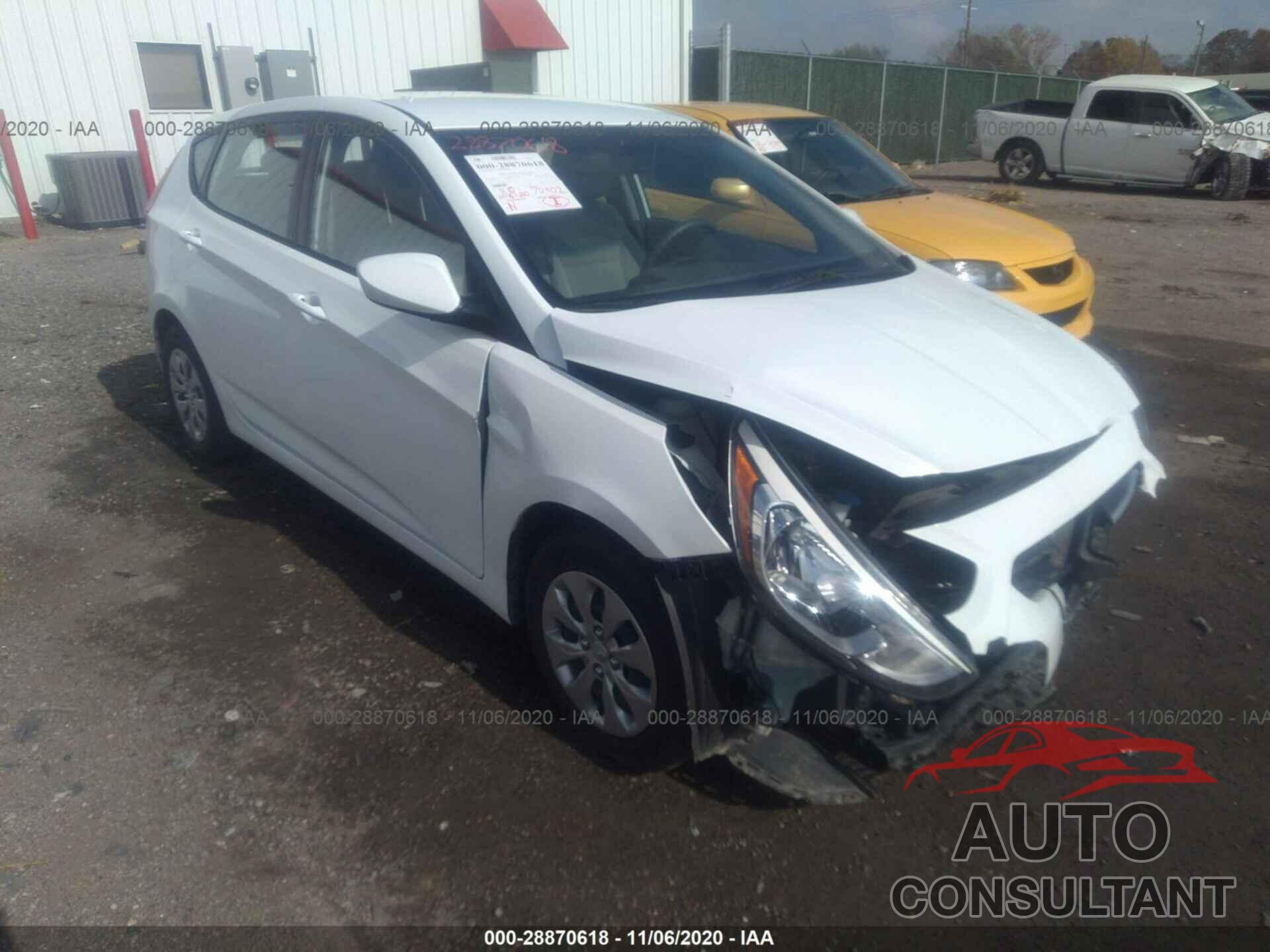 HYUNDAI ACCENT 2017 - KMHCT5AE1HU315885