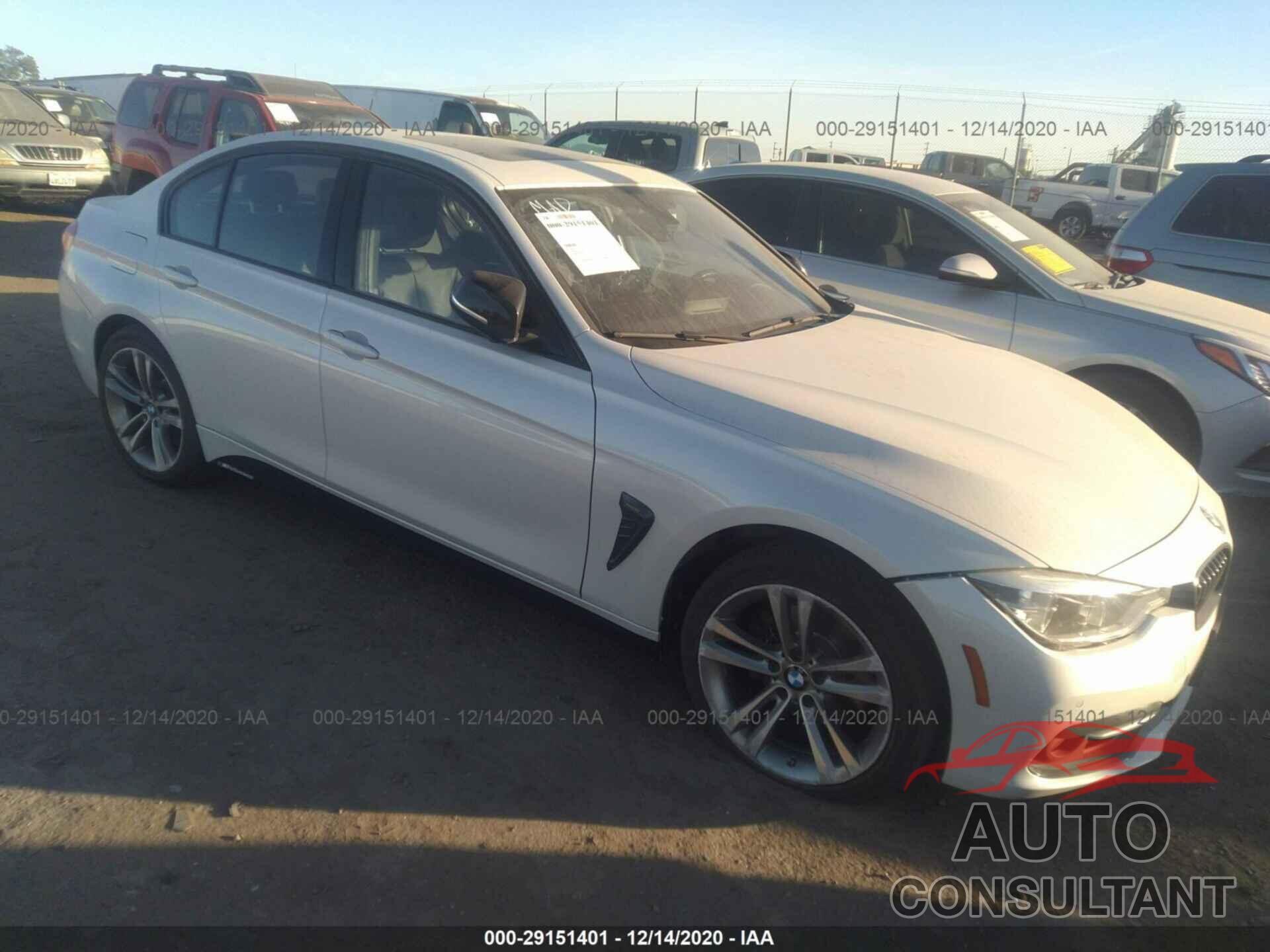 BMW 3 SERIES 2016 - WBA8E9G59GNT87104