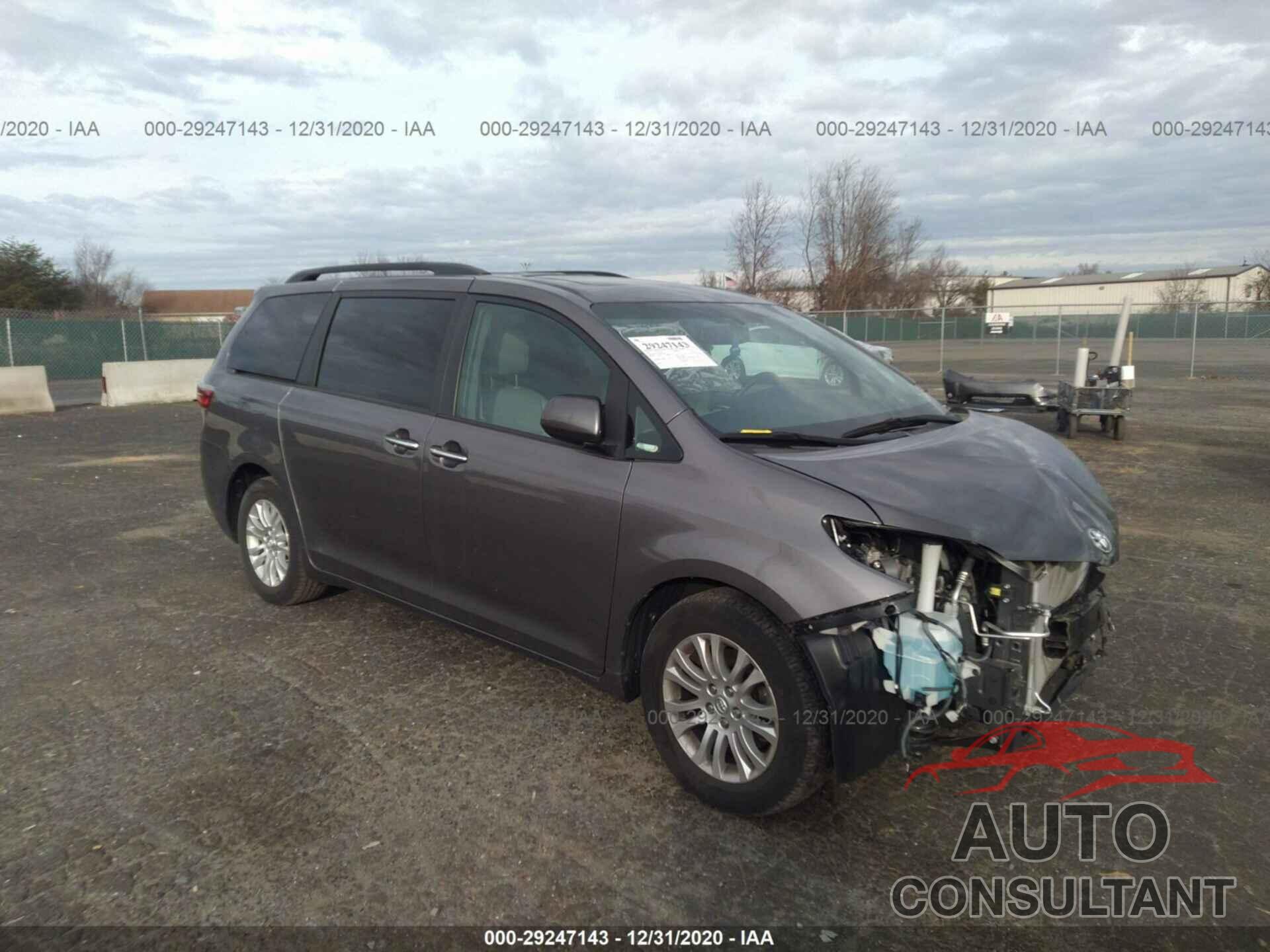 TOYOTA SIENNA 2017 - 5TDYZ3DCXHS883340