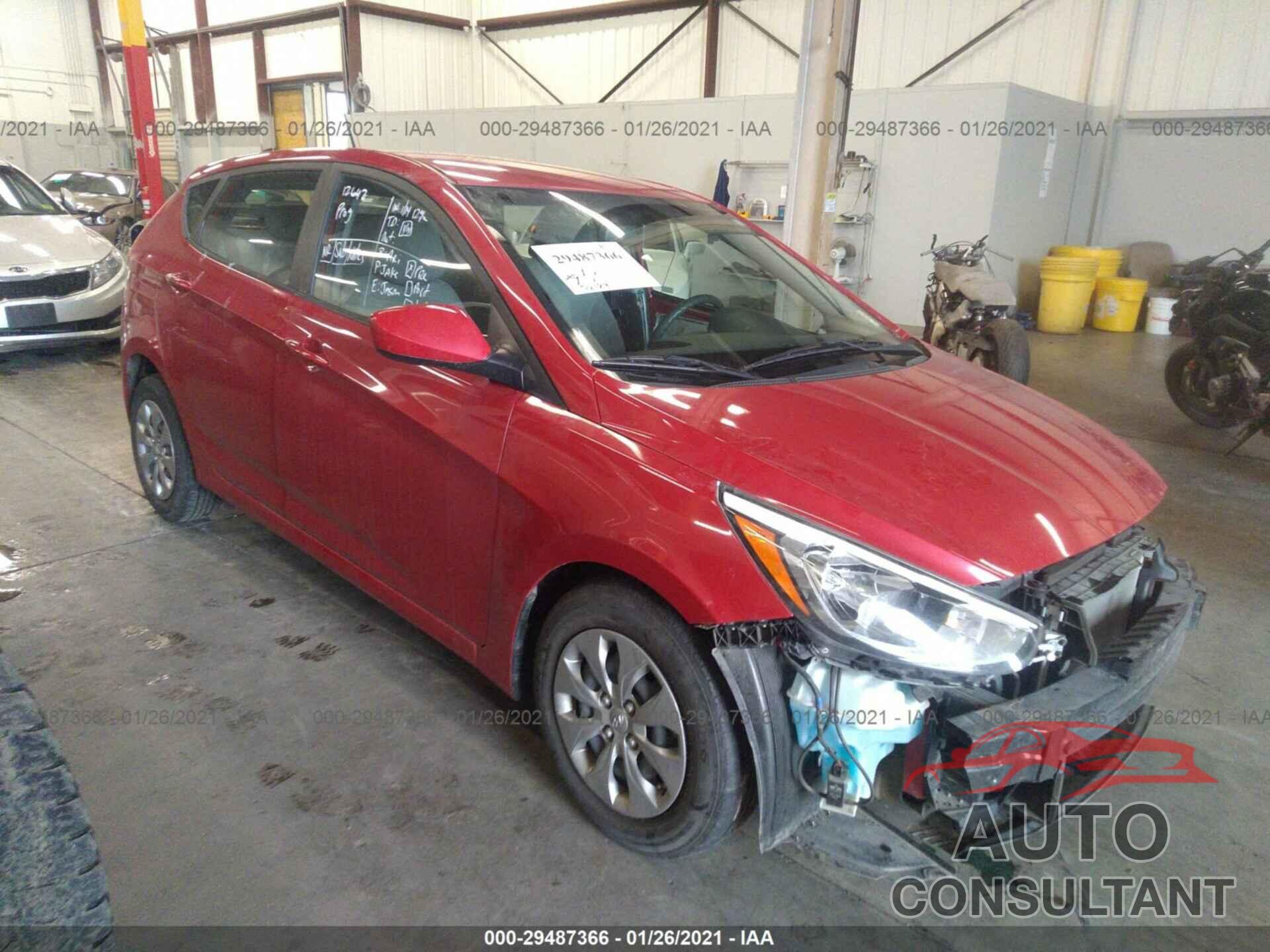 HYUNDAI ACCENT 2017 - KMHCT5AE9HU301782