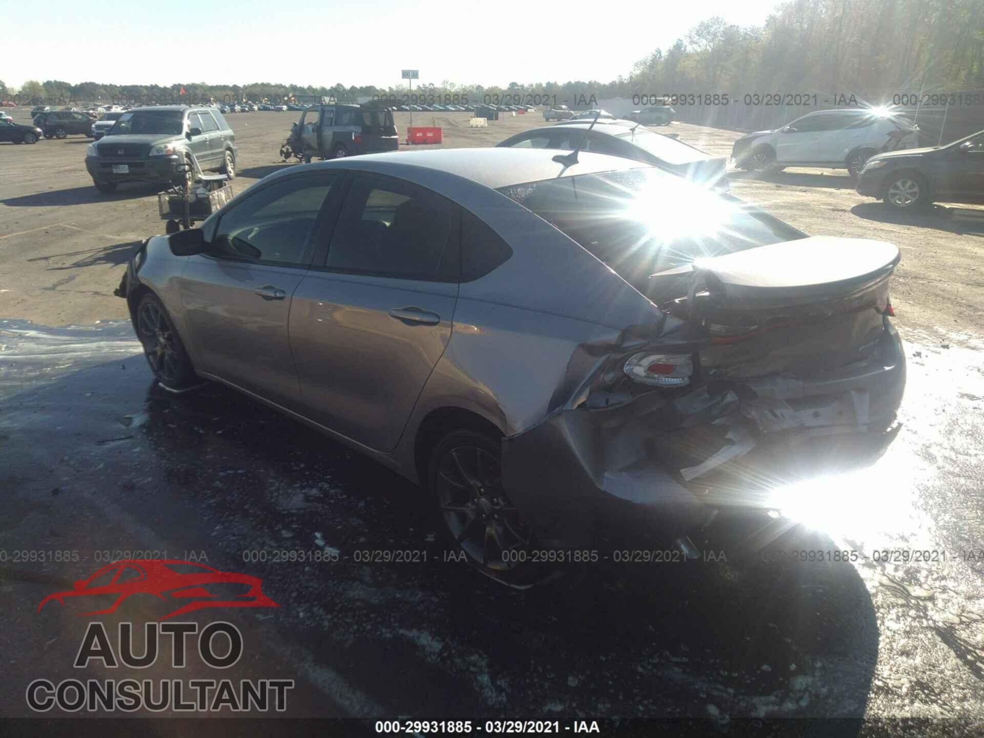 DODGE DART 2016 - 1C3CDFFA3GD816034