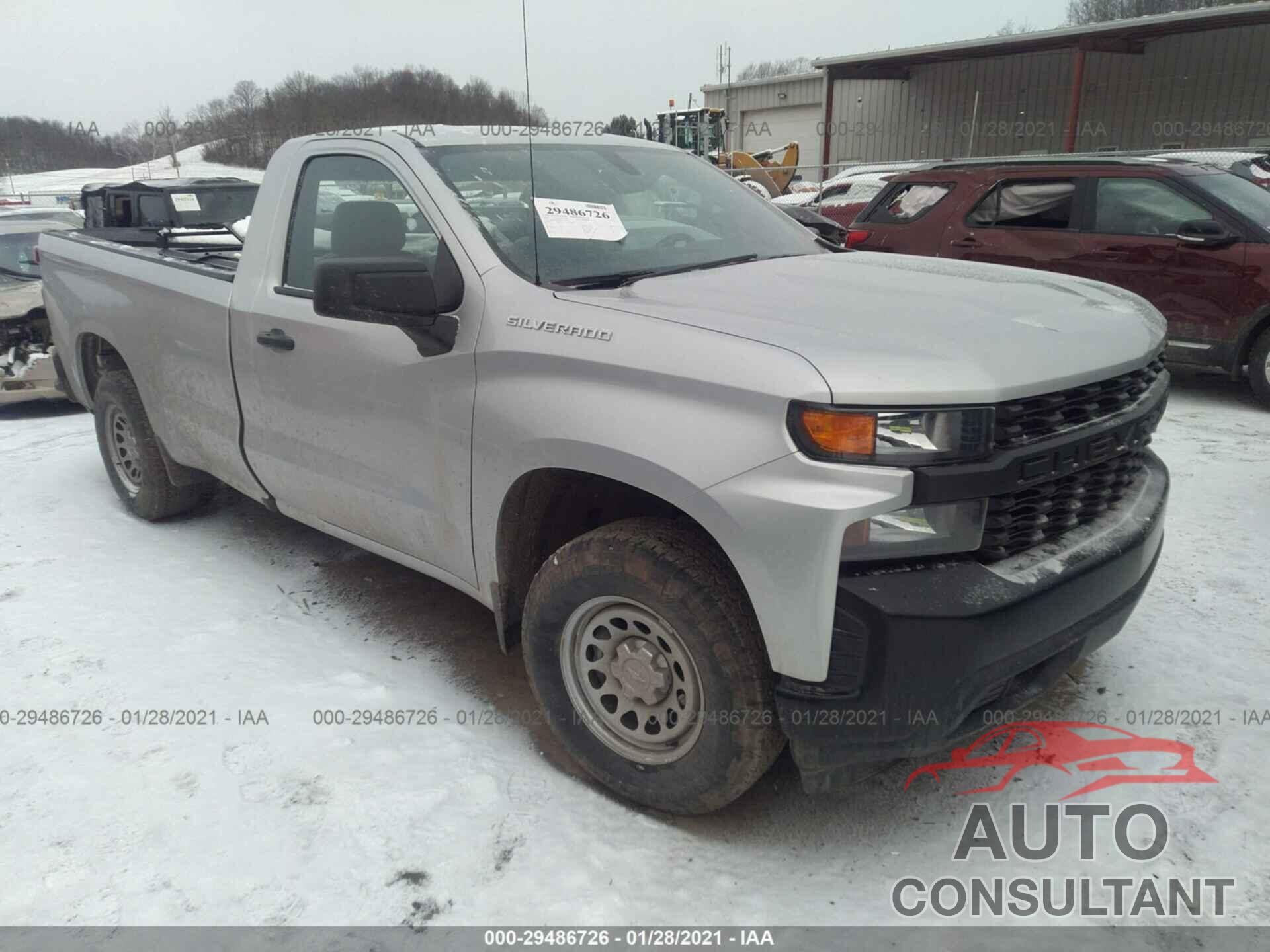 CHEVROLET SILVERADO 1500 2019 - 3GCNWAEH4KG248243