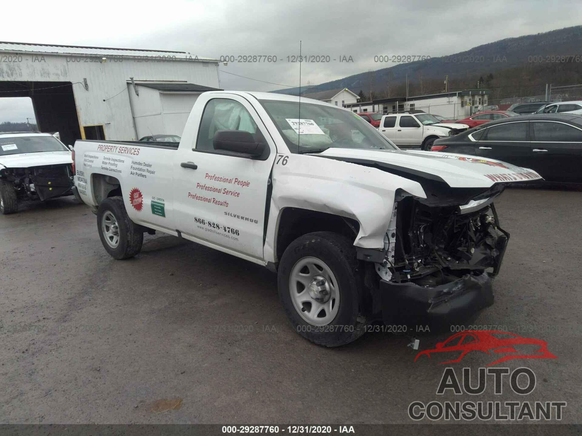 CHEVROLET SILVERADO 1500 2017 - 1GCNCNEH9HZ214176