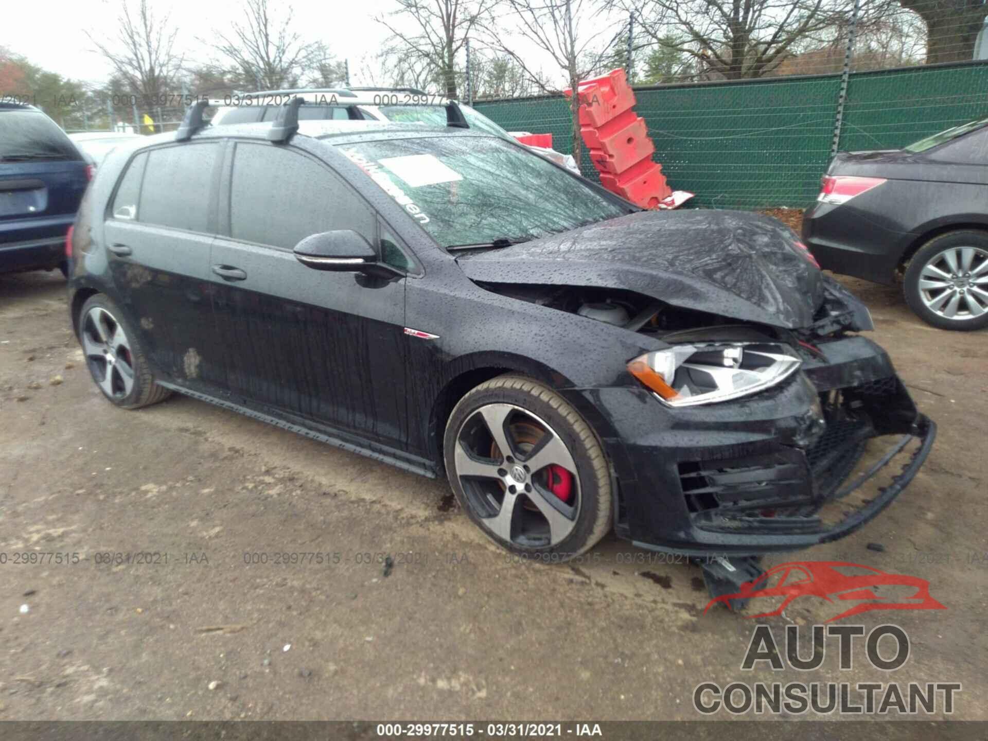 VOLKSWAGEN GOLF GTI 2017 - 3VW4T7AU5HM048764