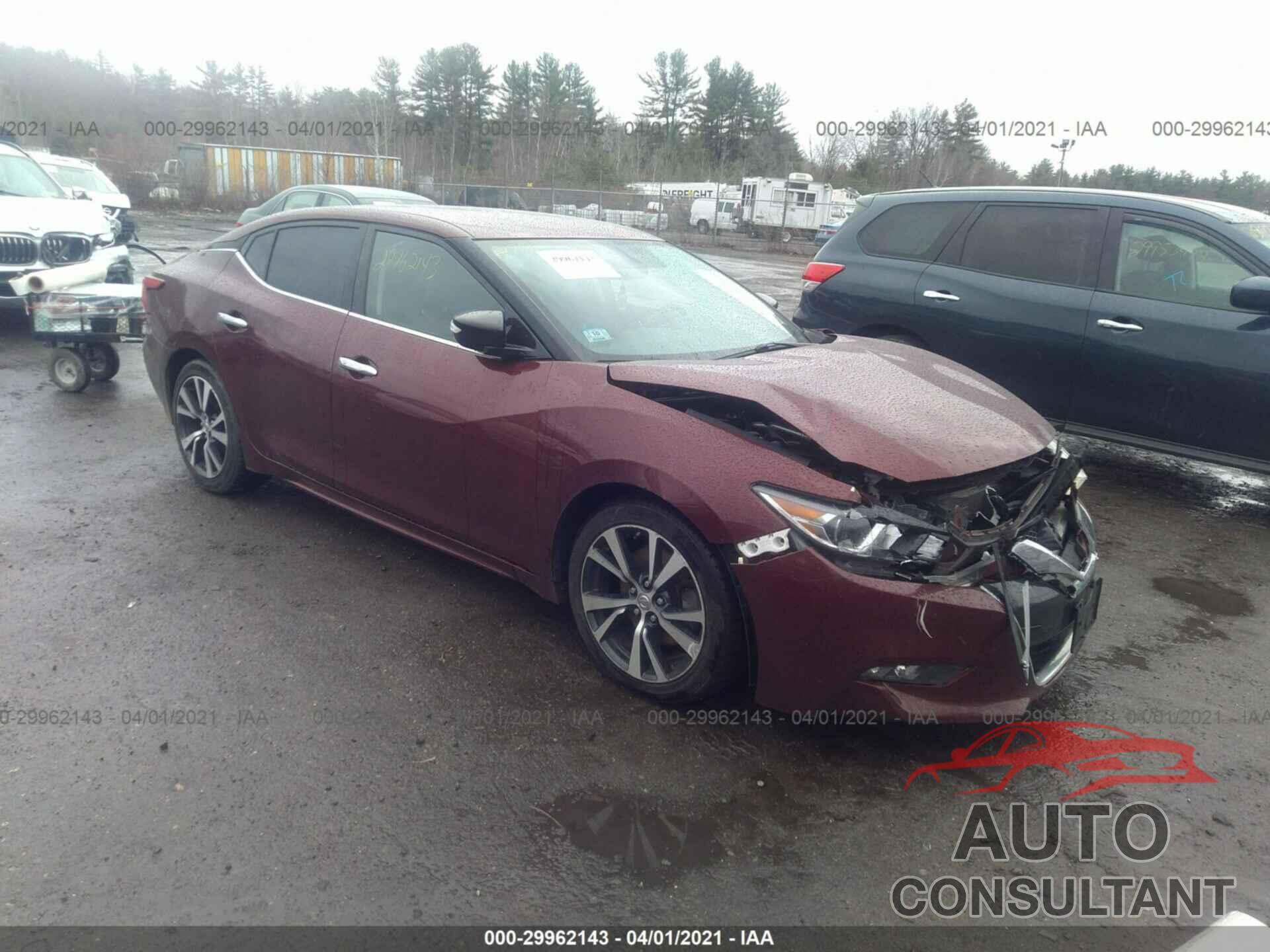 NISSAN MAXIMA 2017 - 1N4AA6AP6HC413296