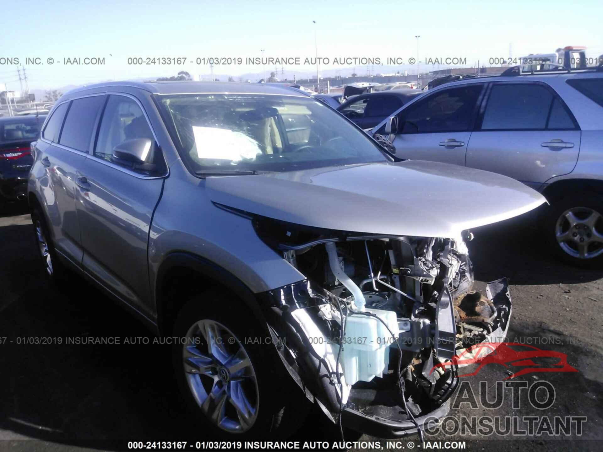 TOYOTA HIGHLANDER 2016 - 5TDYKRFH9GS143244
