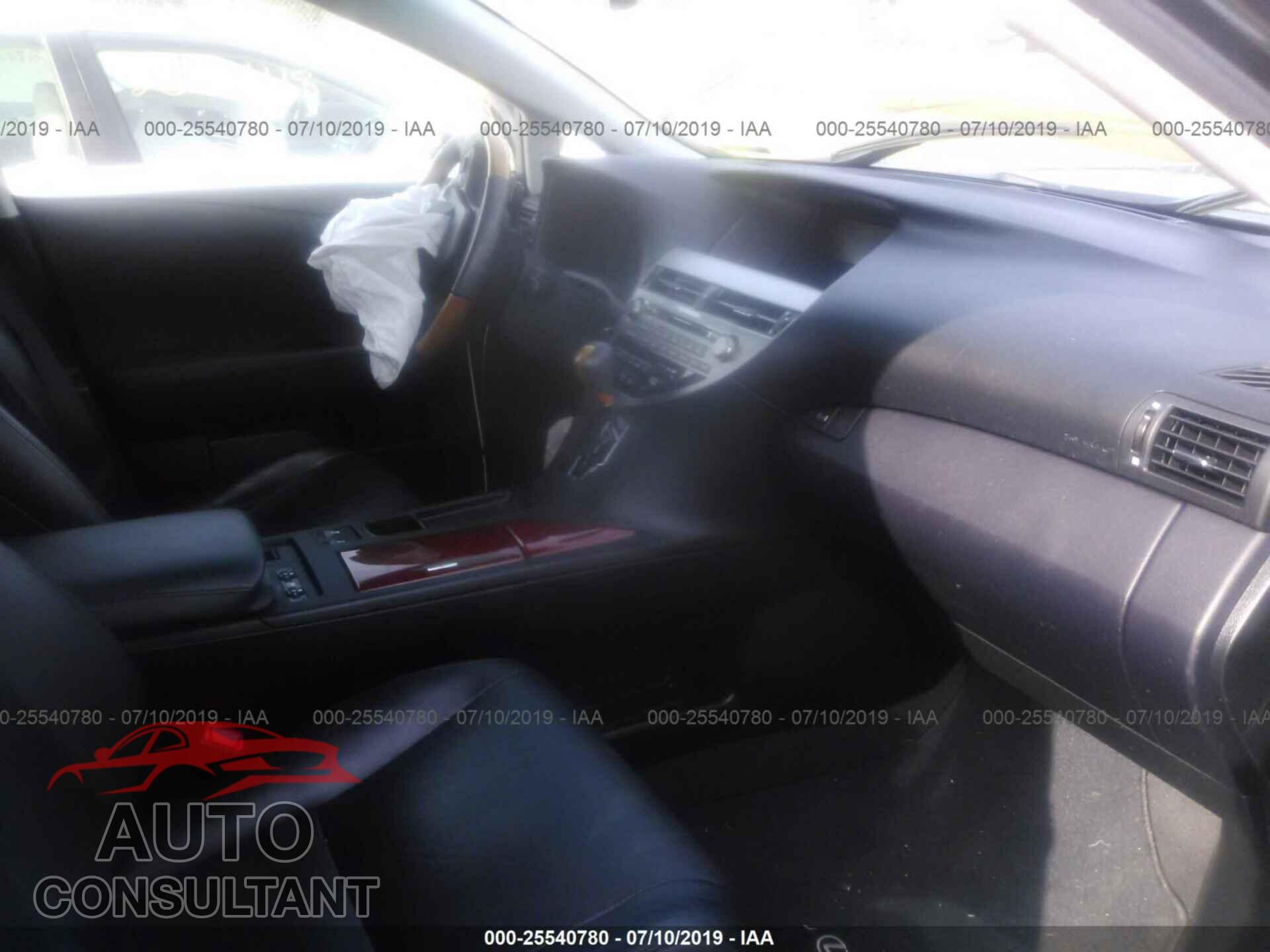 LEXUS RX 2012 - 2T2BK1BA1CC142488