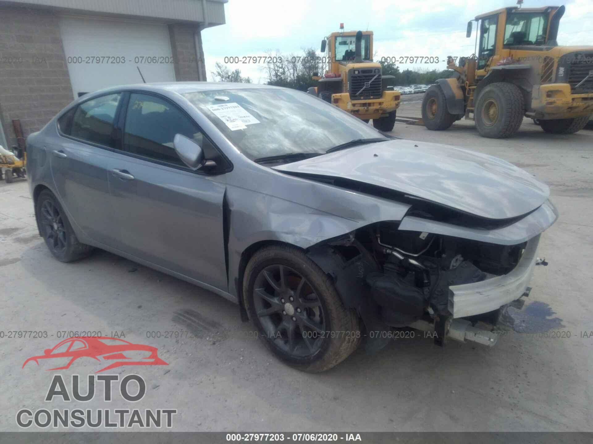 DODGE DART 2016 - 1C3CDFAA7GD504614