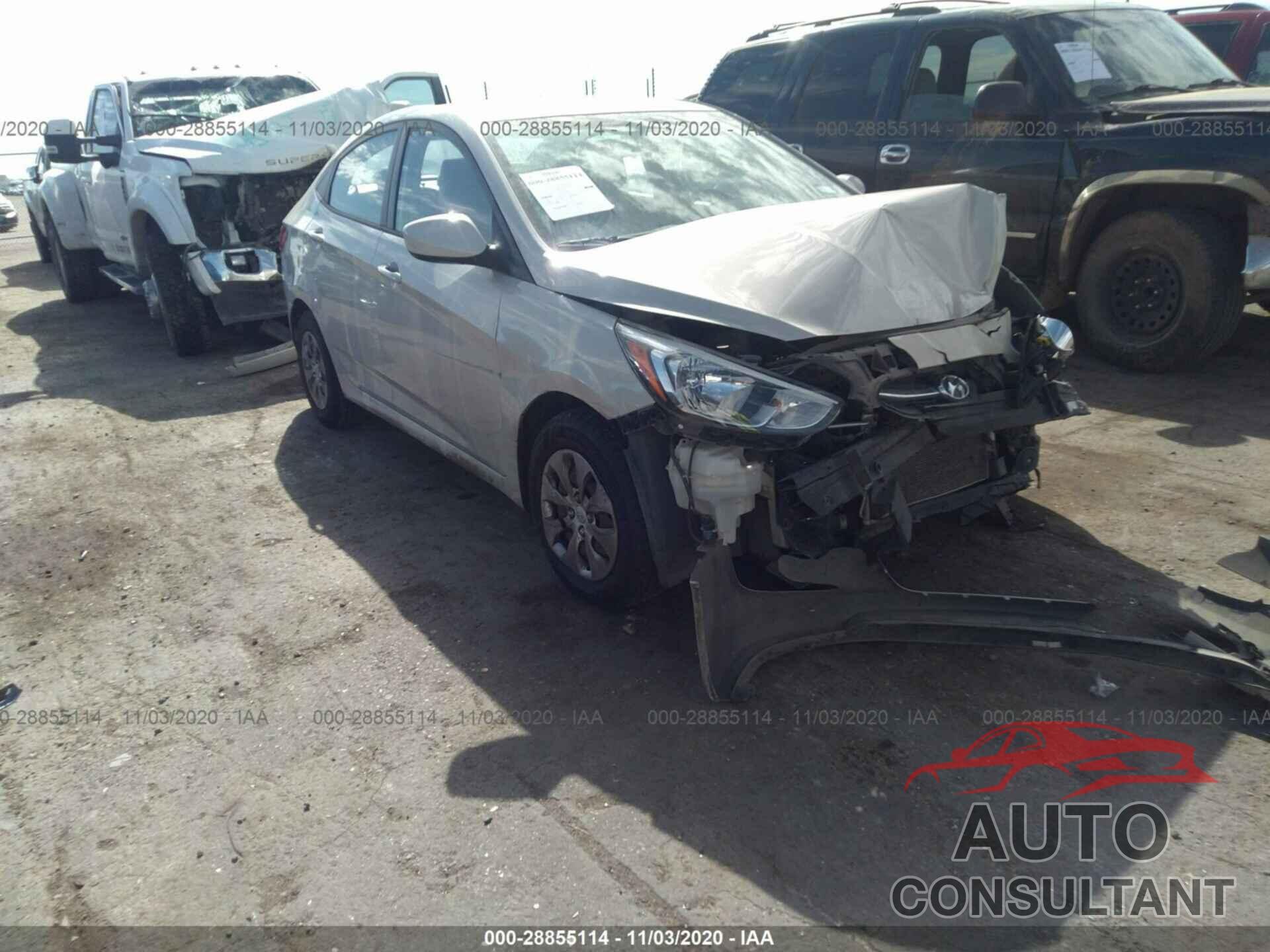 HYUNDAI ACCENT 2016 - KMHCT4AE8GU963409