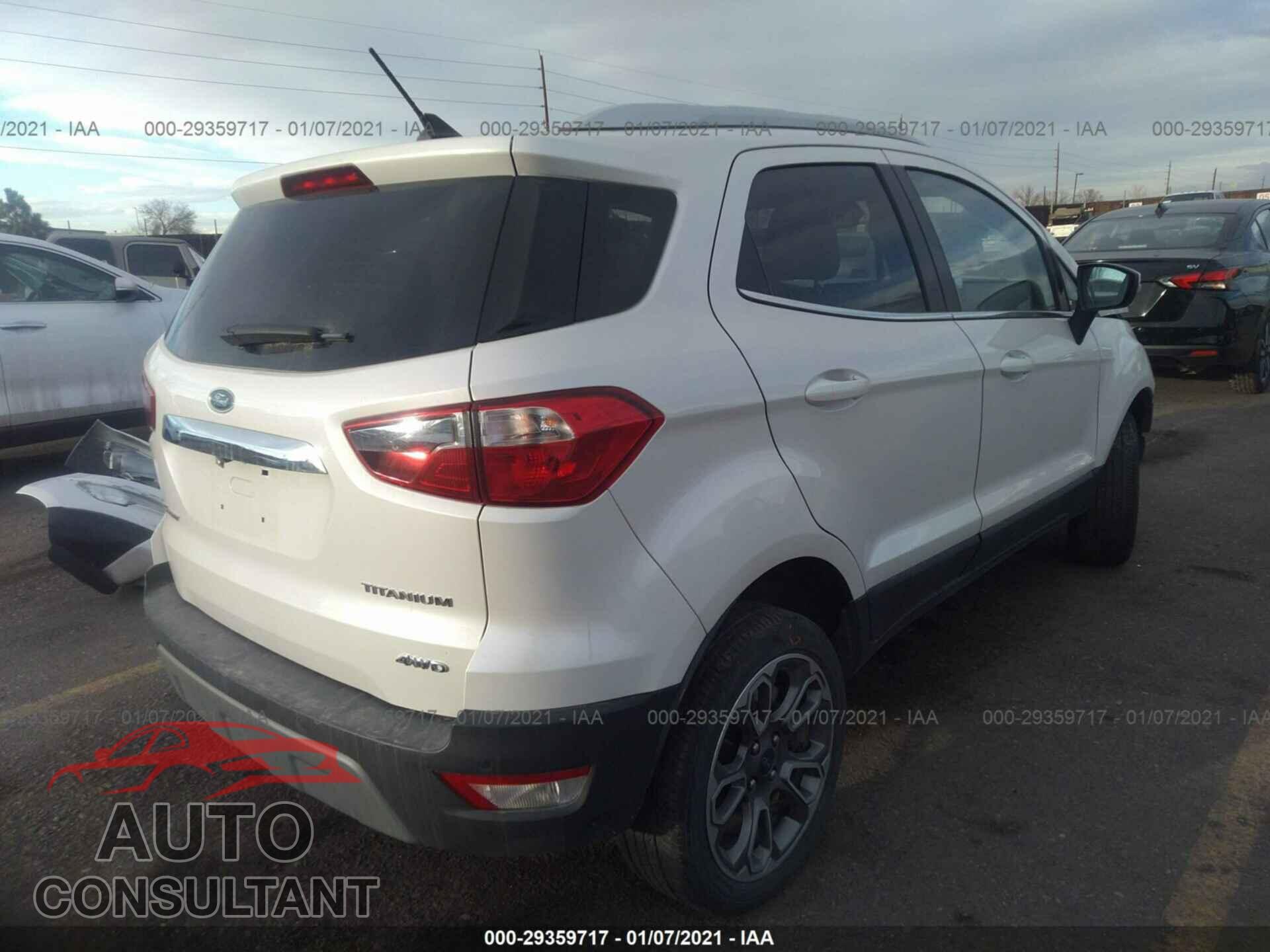 FORD ECOSPORT 2019 - MAJ6S3KL6KC287946