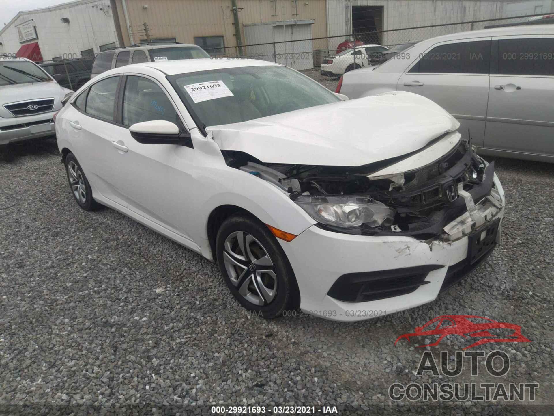 HONDA CIVIC SEDAN 2016 - 19XFC2F53GE069525