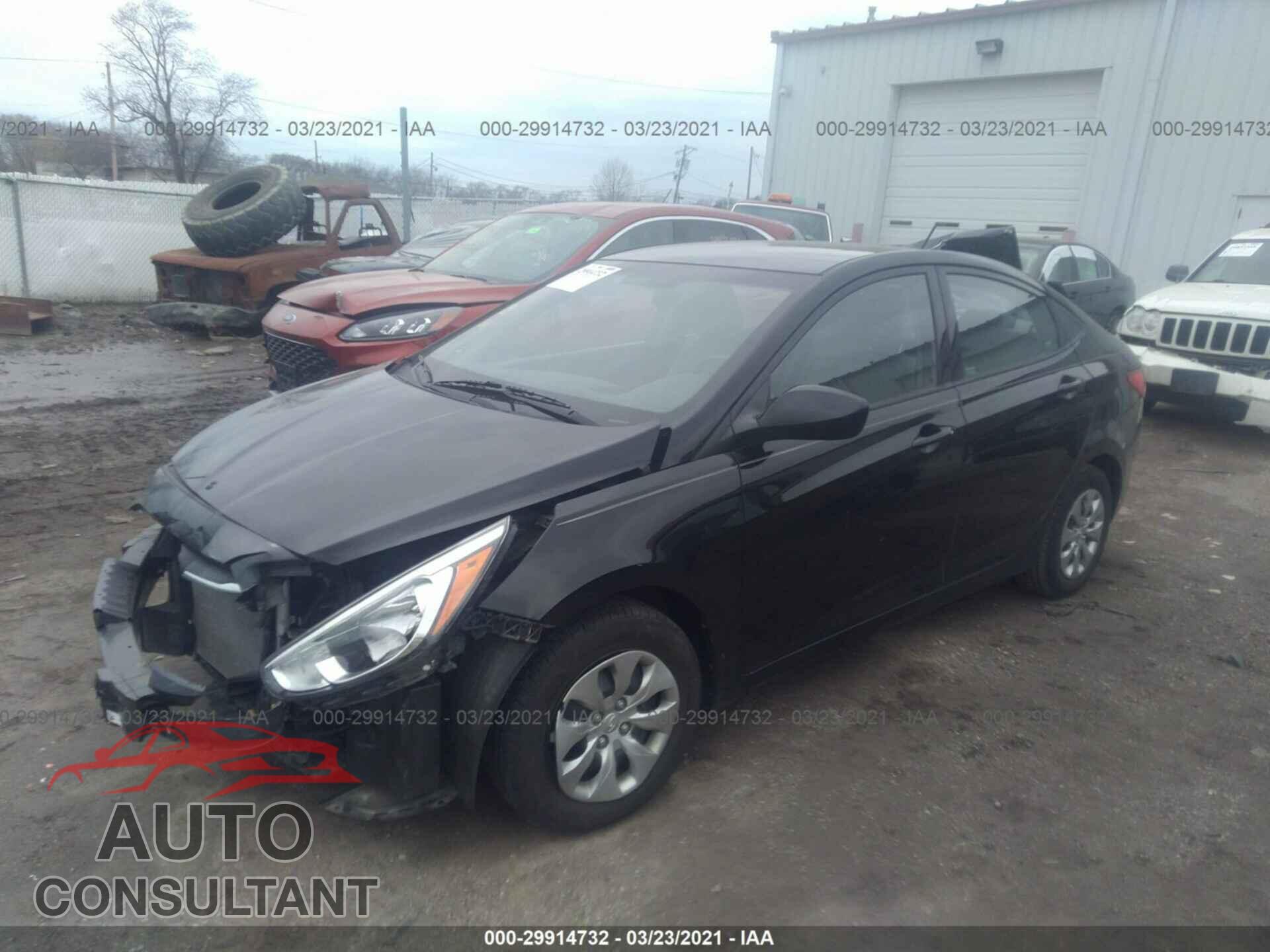 HYUNDAI ACCENT 2016 - KMHCT4AE1GU082681
