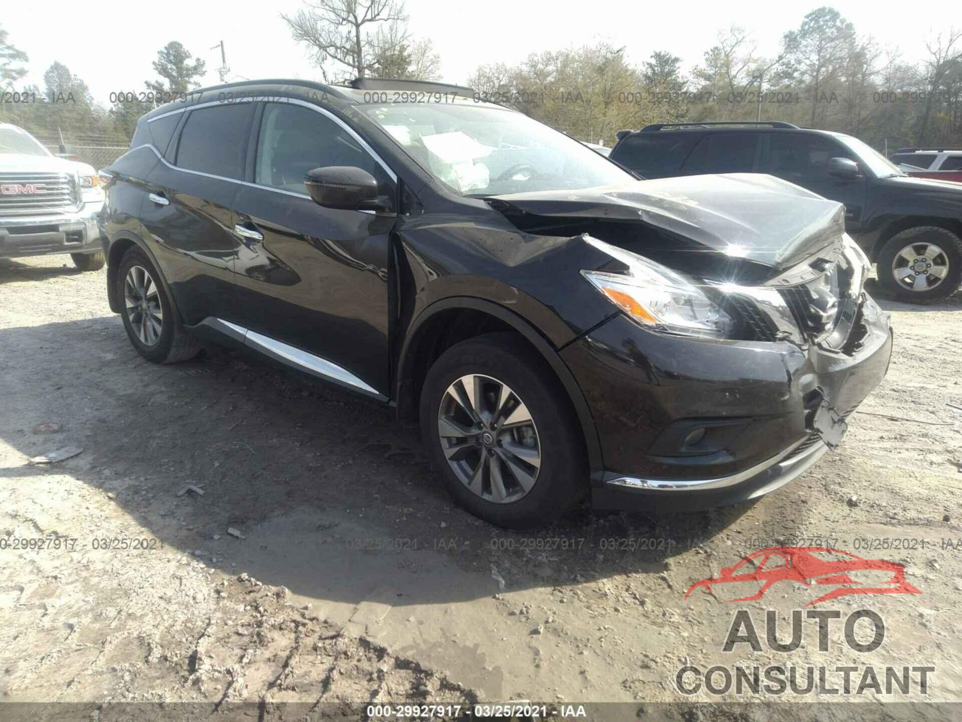 NISSAN MURANO 2016 - 5N1AZ2MG4GN158198